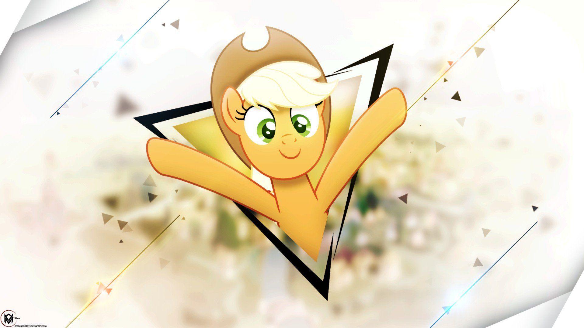 1920x1080 Applejack, My Little Pony, Triangle, Shapes HD Wallpaper