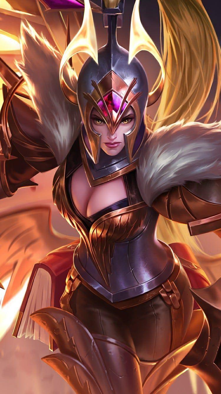 750x1334 Wallpaper Mobile Legends Freya- war angel. Gambar, Animasi