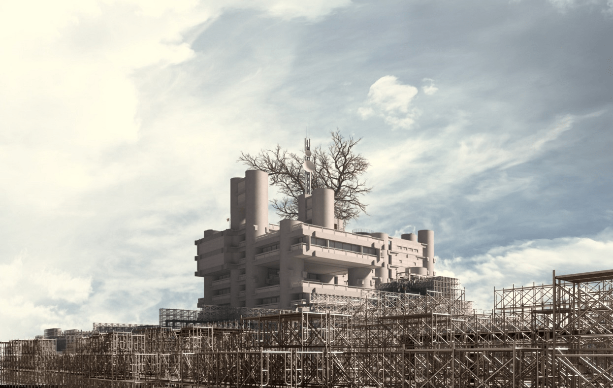 1245x788 Accidentally came across the cram school building