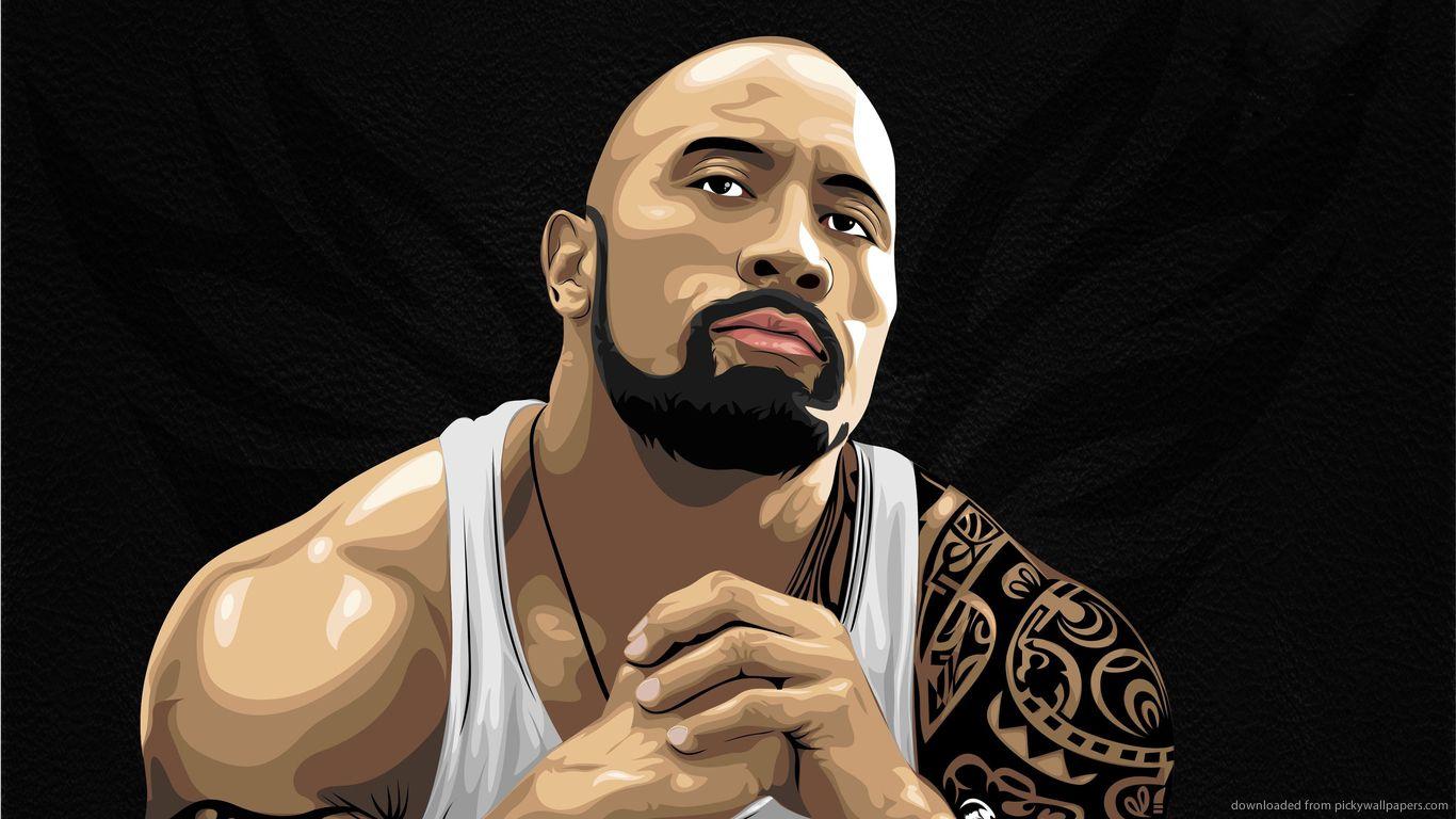 1366x768 Dwayne Johnson Wallpaper & Background Download