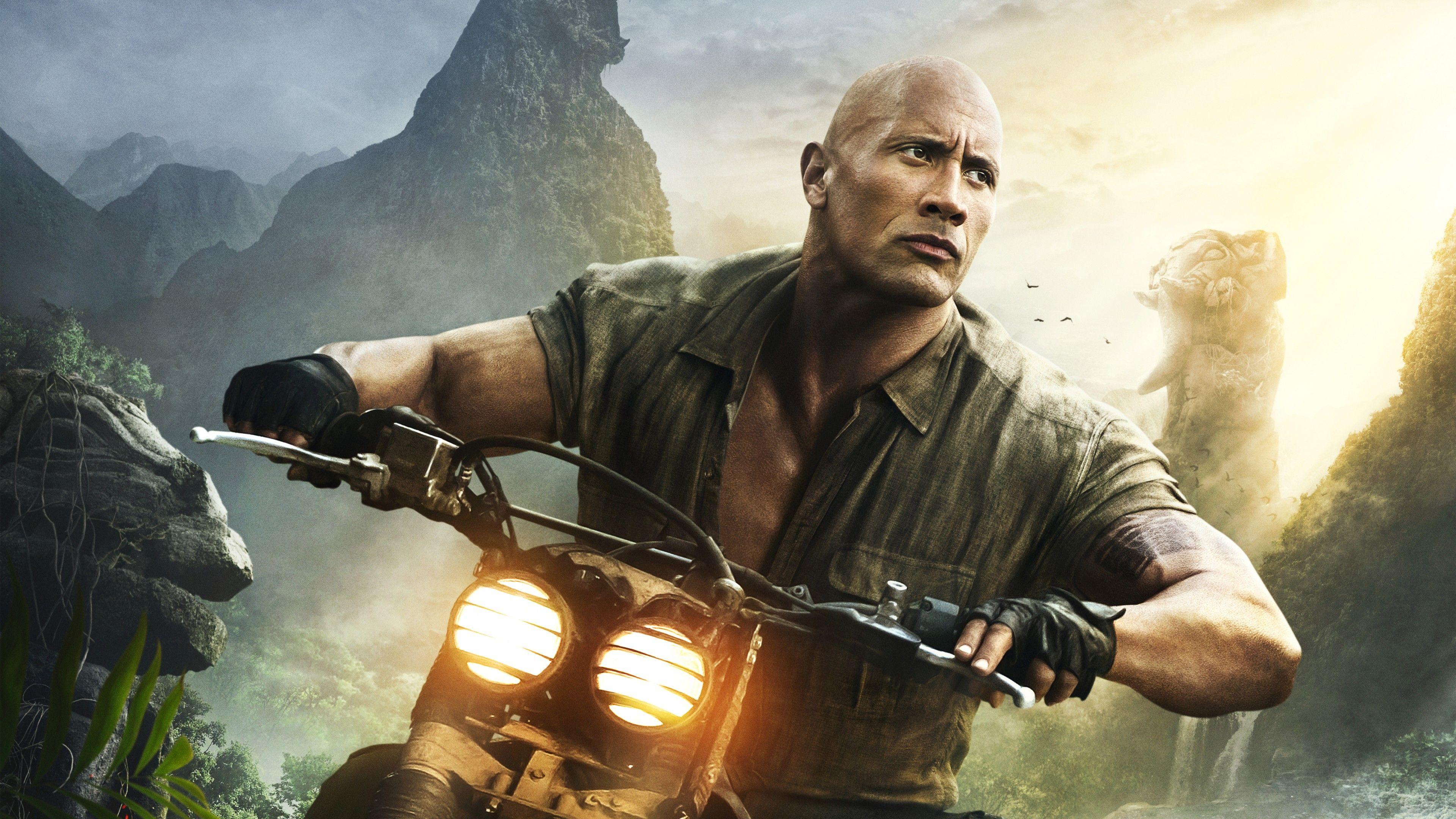 3840x2160 Wallpaper Jumanji: Welcome to the Jungle, Dwayne Johnson, 4k