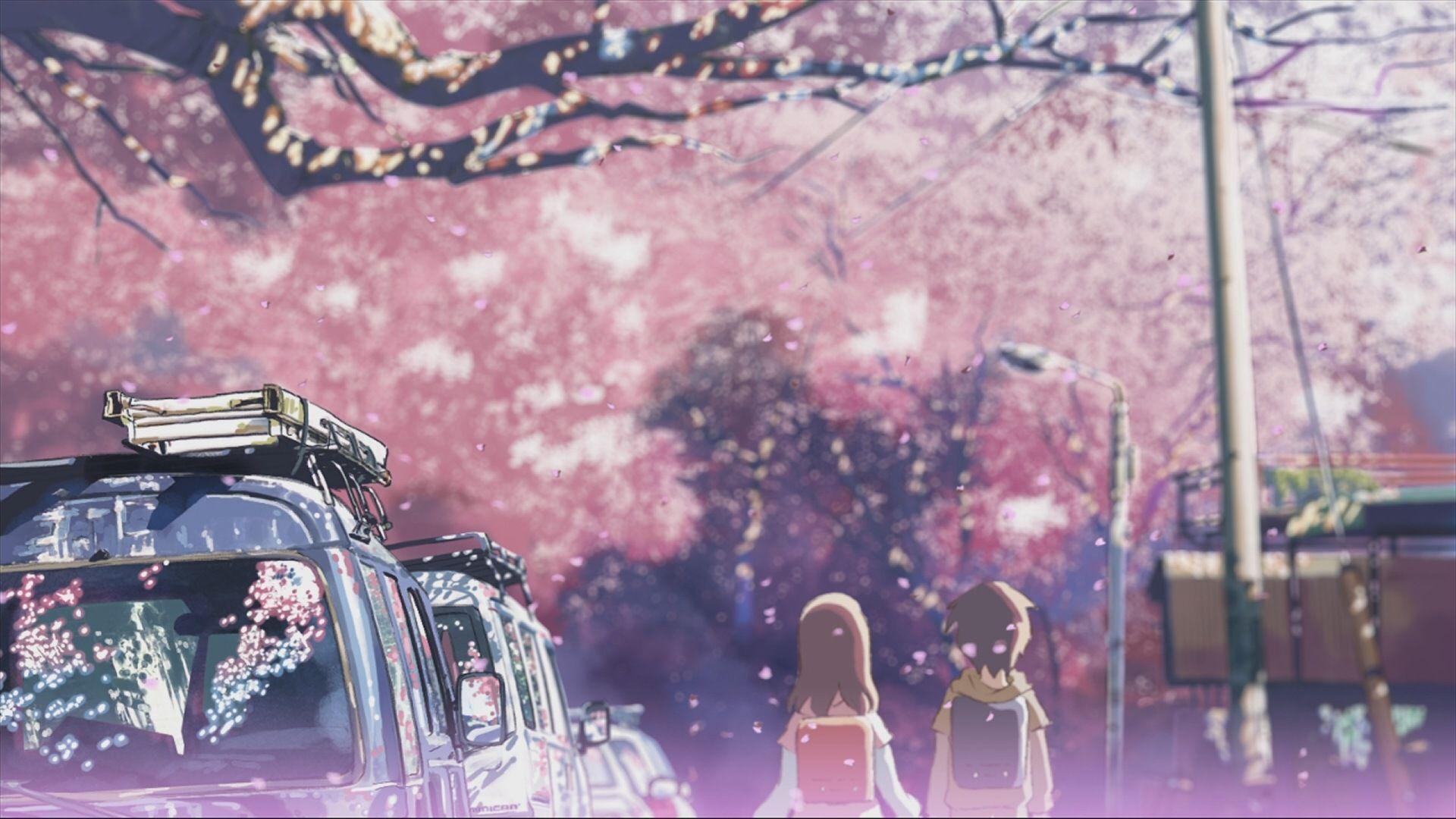 1920x1080 Tree Sakura hình nền Anime thứ hai.  NS