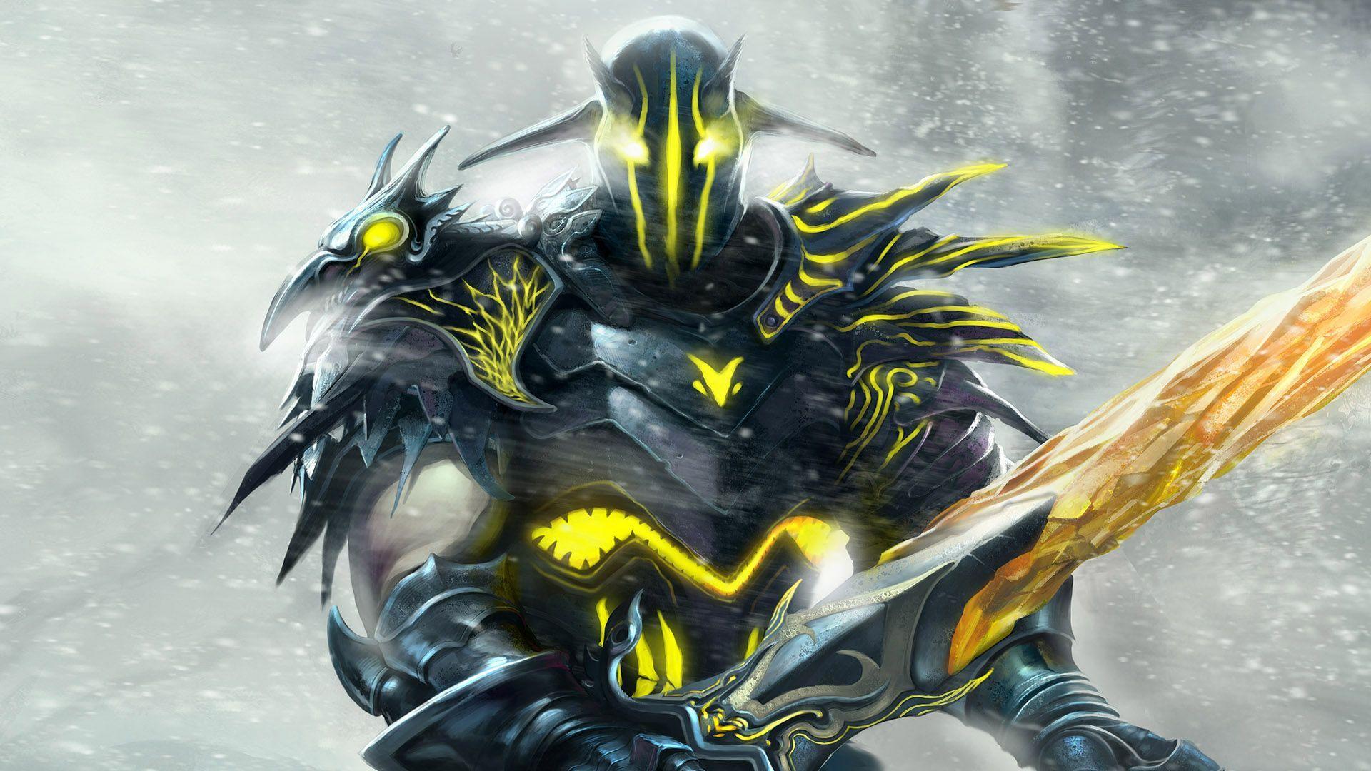 1920x1080 Hellgate London, warriors, swords, Sven wallpaper