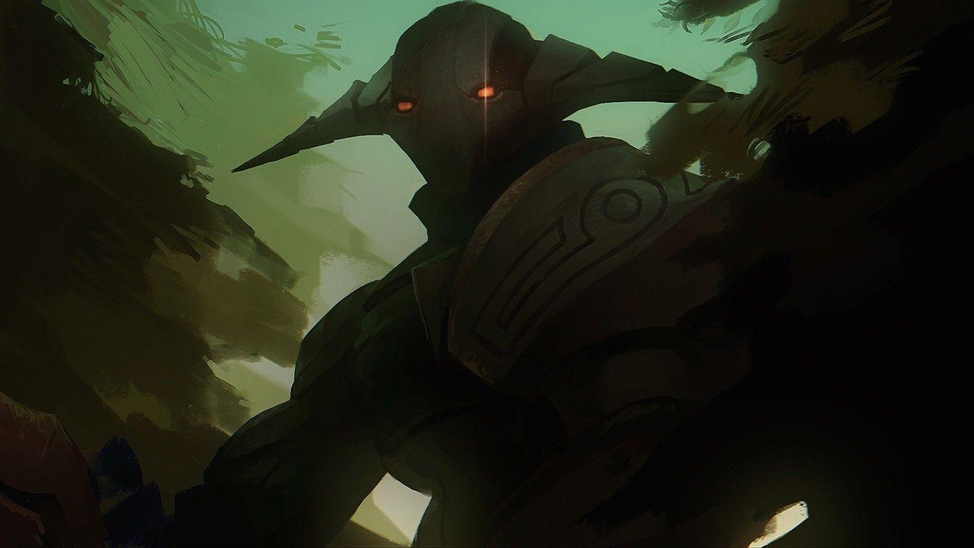 1366x768 #artwork, #Sven, #Dota #video games wallpaper. Mocah HD Wallpaper