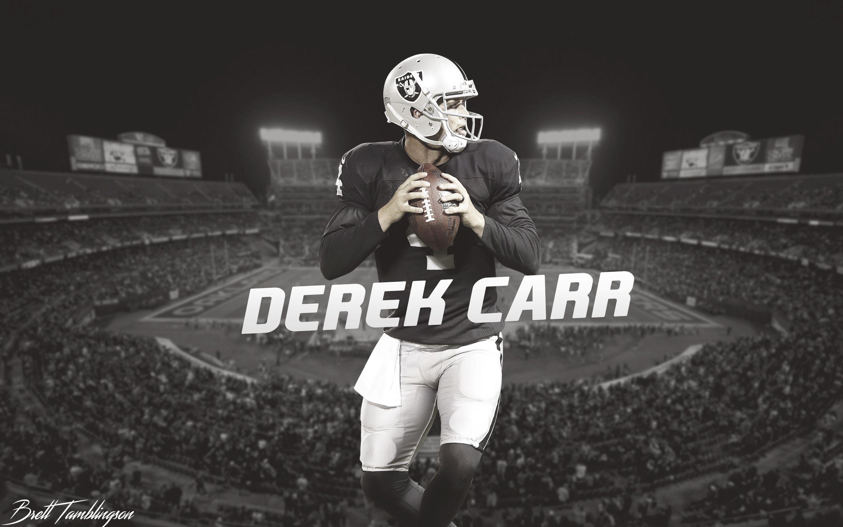 Download Las Vegas Raiders Derek Carr Solemn Wallpaper  Wallpaperscom