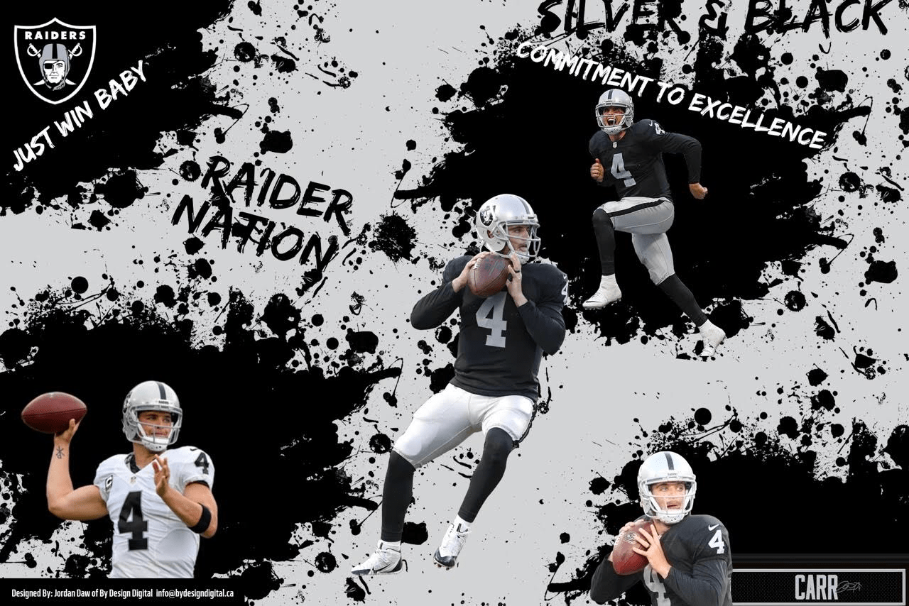 1280x854 Derek Carr leaving his mark. #oaklandraiders #created #wallpaper
