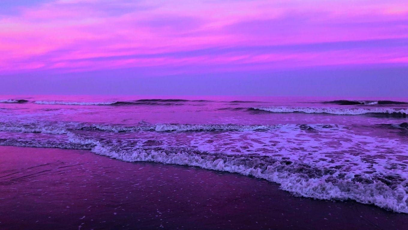 Aesthetic Pc Background 4k Pink Sea Aesthetic Ultra Hd Desktop | Images