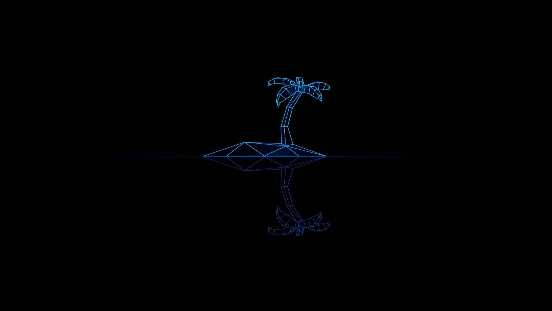 1920x1080 Synthwave Dark Minimal Art 1080P Laptop Full HD Wallpaper, HD Minimalist 4K Wallpaper, Image, Photo and Background