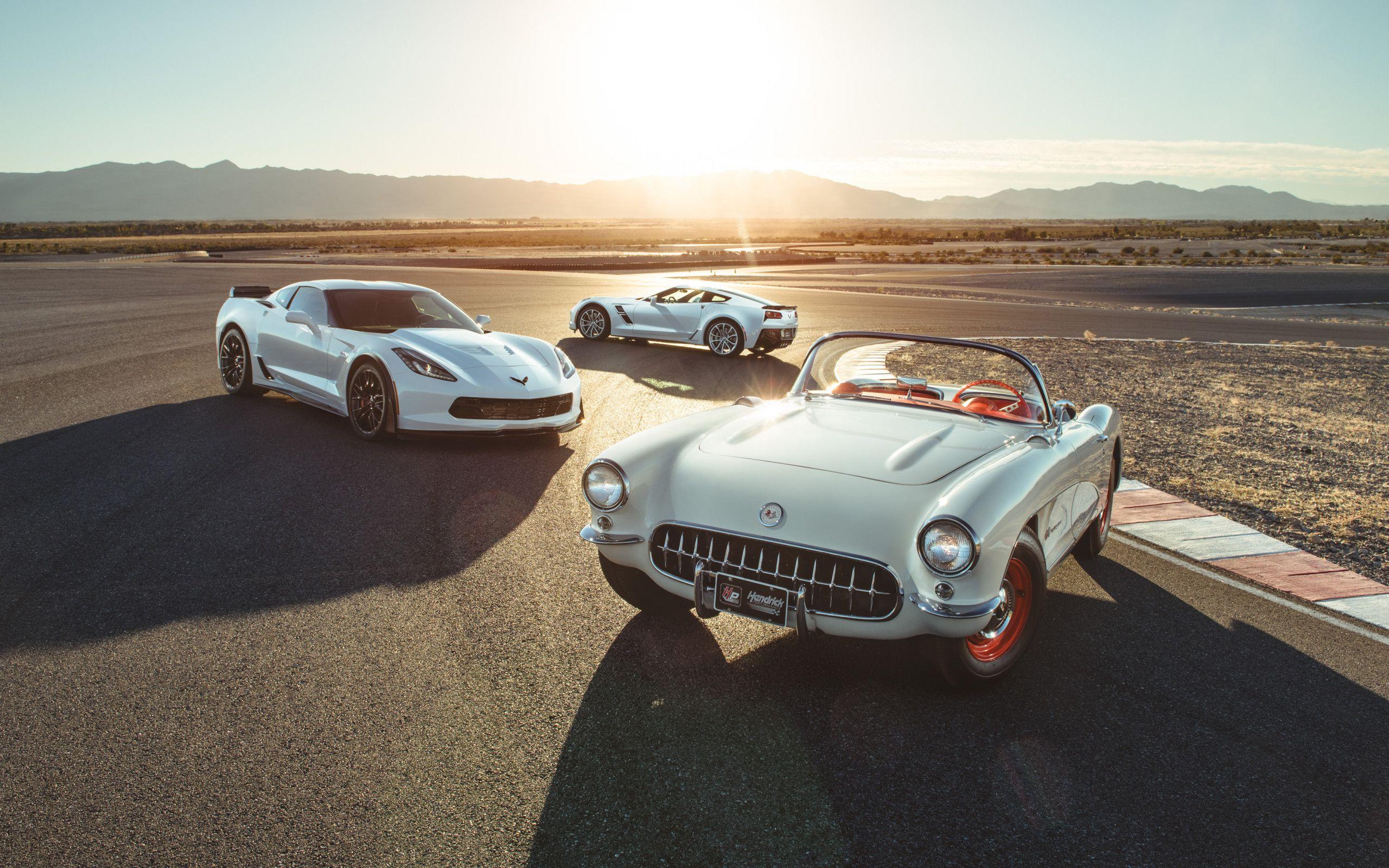 2560x1600 Chevrolet Corvette Old 1953 And New Models 2560x1600