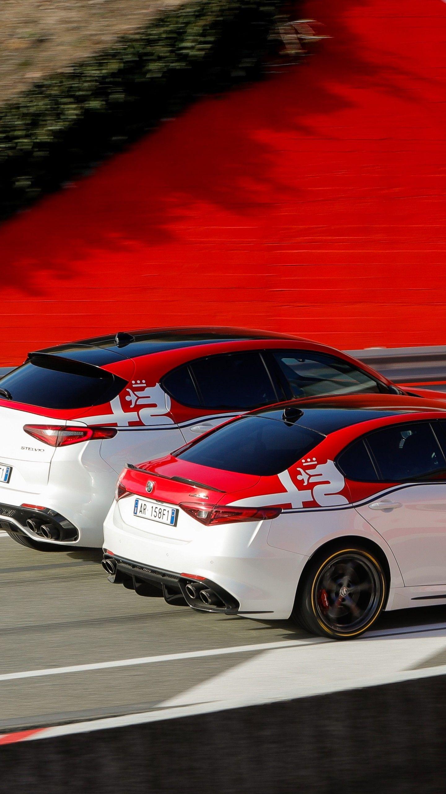 1440x2560 Wallpaper Alfa Romeo Giulia Quadrifoglio, Geneva Motor Show 2019