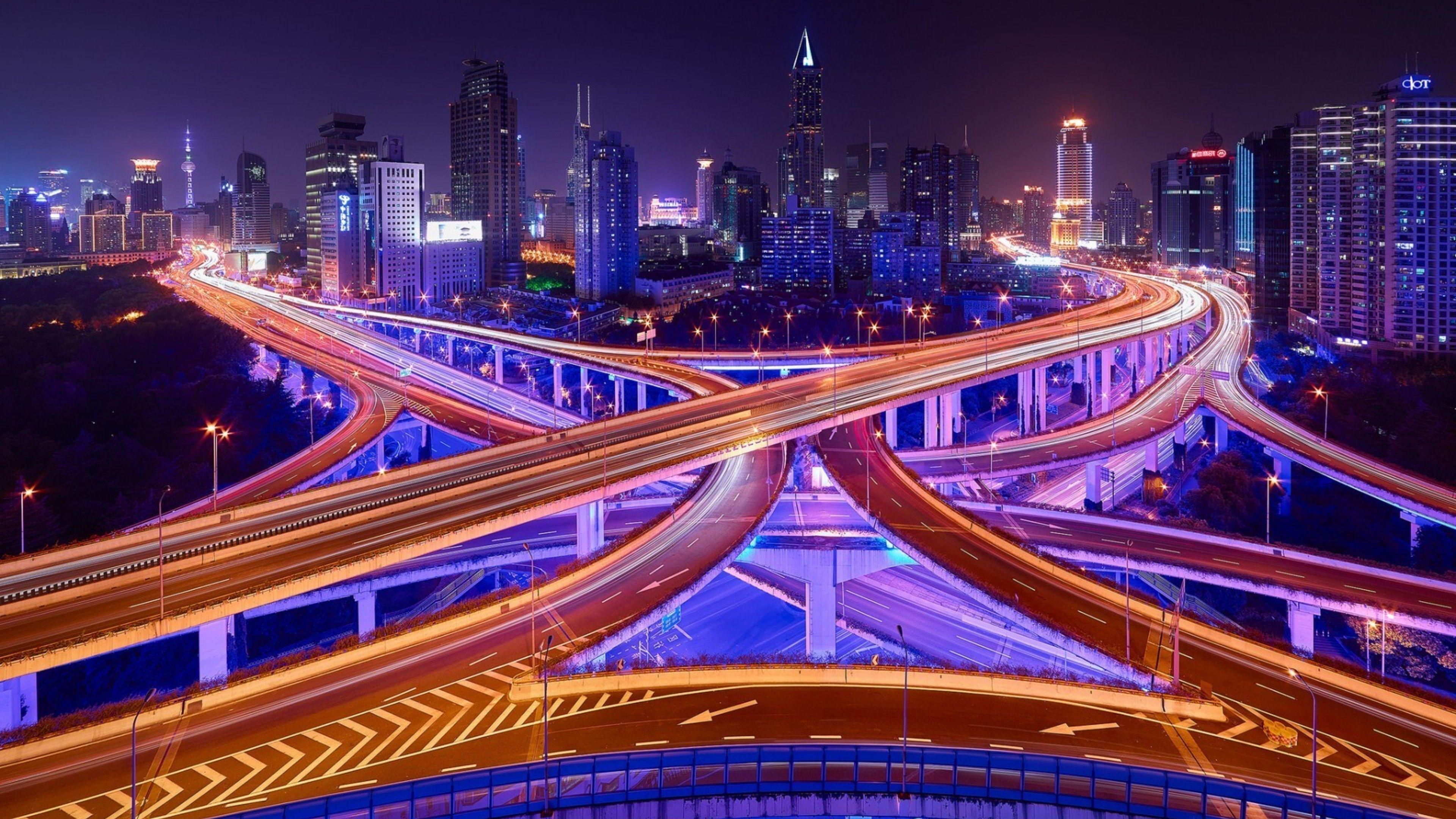 3840x2160 Light Trails 2560x1600 Resolution HD 4k Wallpaper