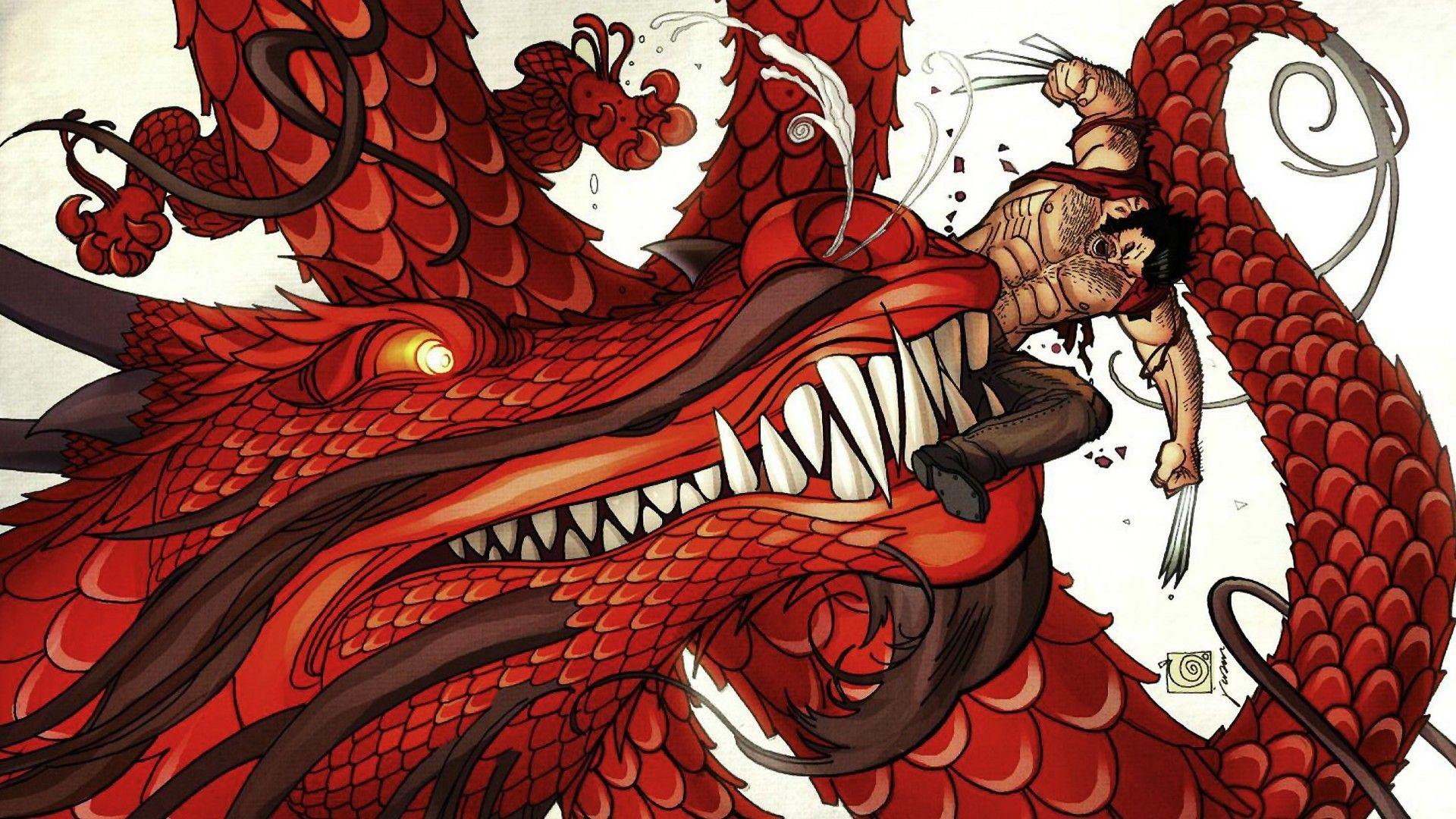 1920x1080 Dragons comics wolverine wallpaper. PC
