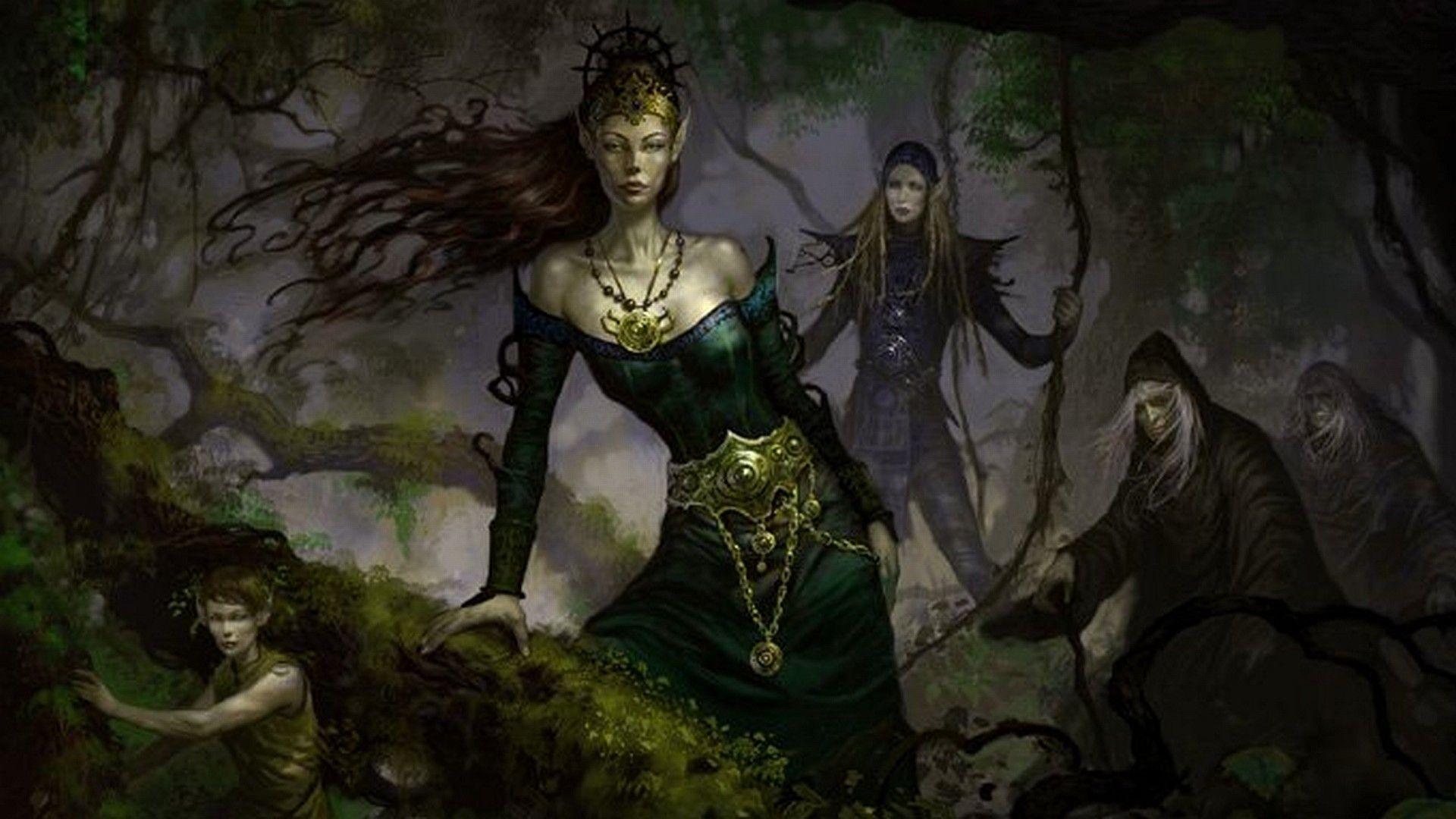 1920x1080 Female Elves Wallpaper