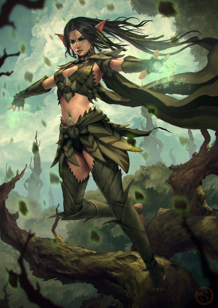 748x1058 fantasy Art, Druids, Elves Wallpaper HD / Desktop and Mobile