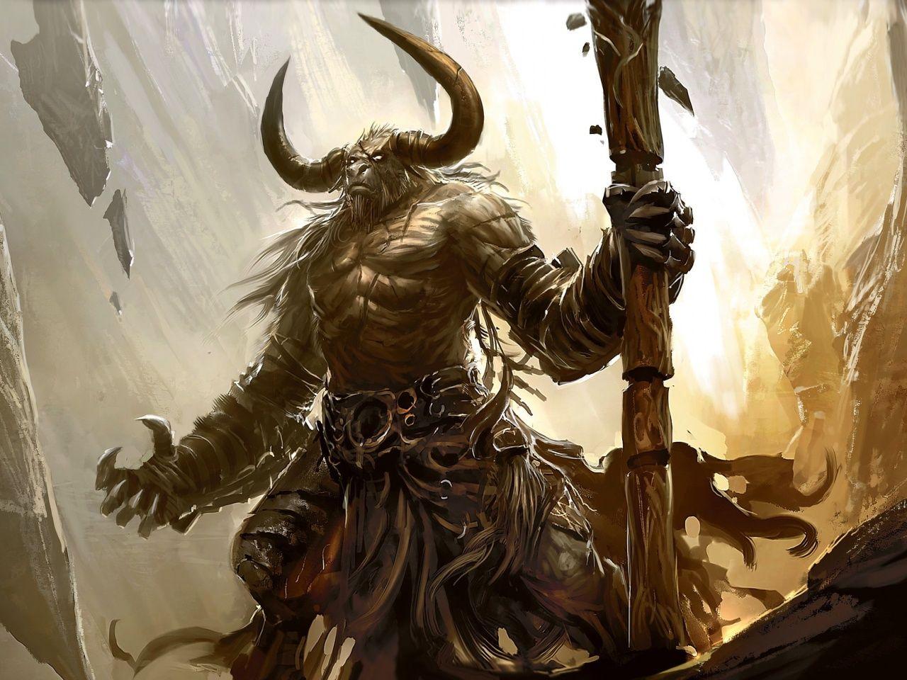 1280x960 Minotaur From Greek Mythology line drawing. Minotaur Art Wallpaper