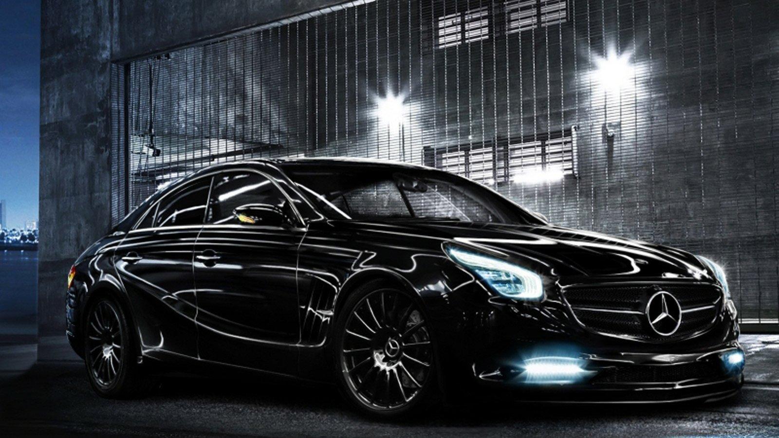 1600x900 Ominous Mercedes Benz Wallpaper
