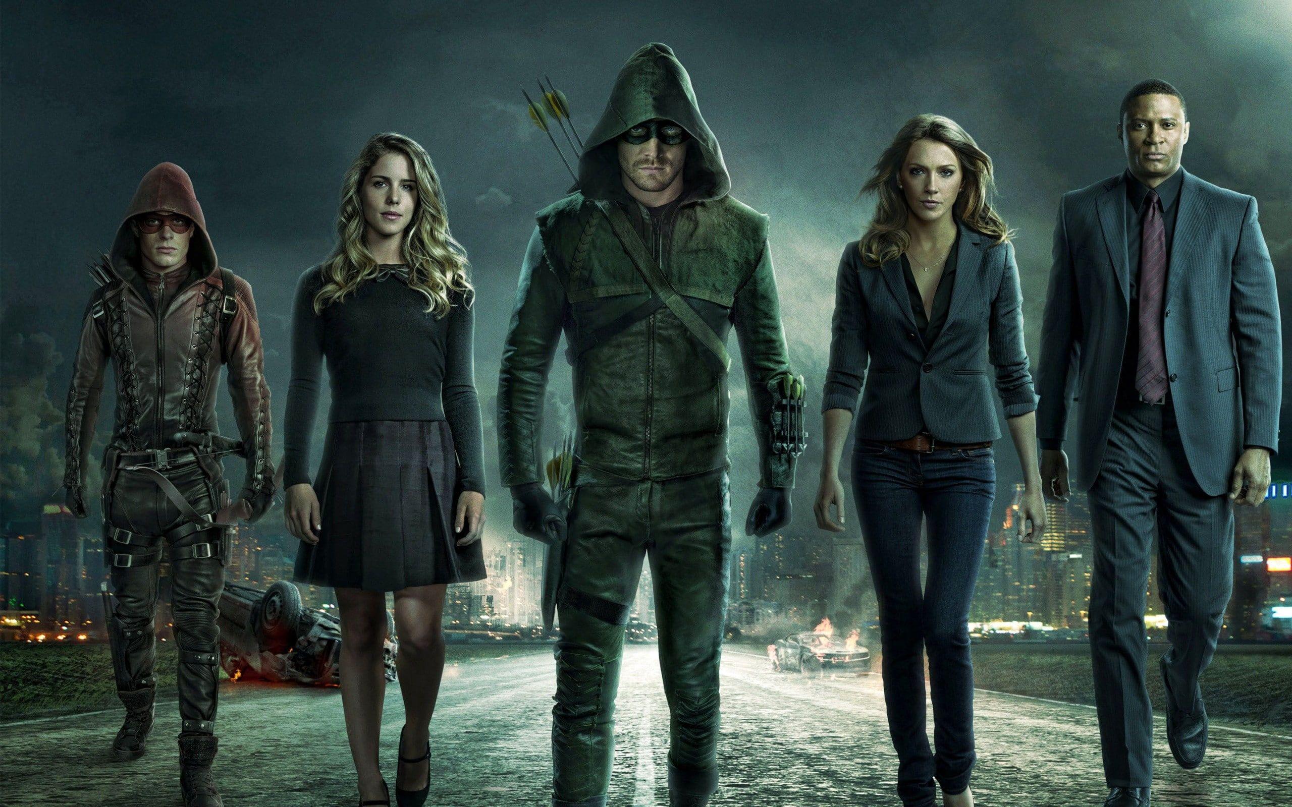 2560x1600 arrow green arrow john diggle thea queen tommy merlyn dinah laurel