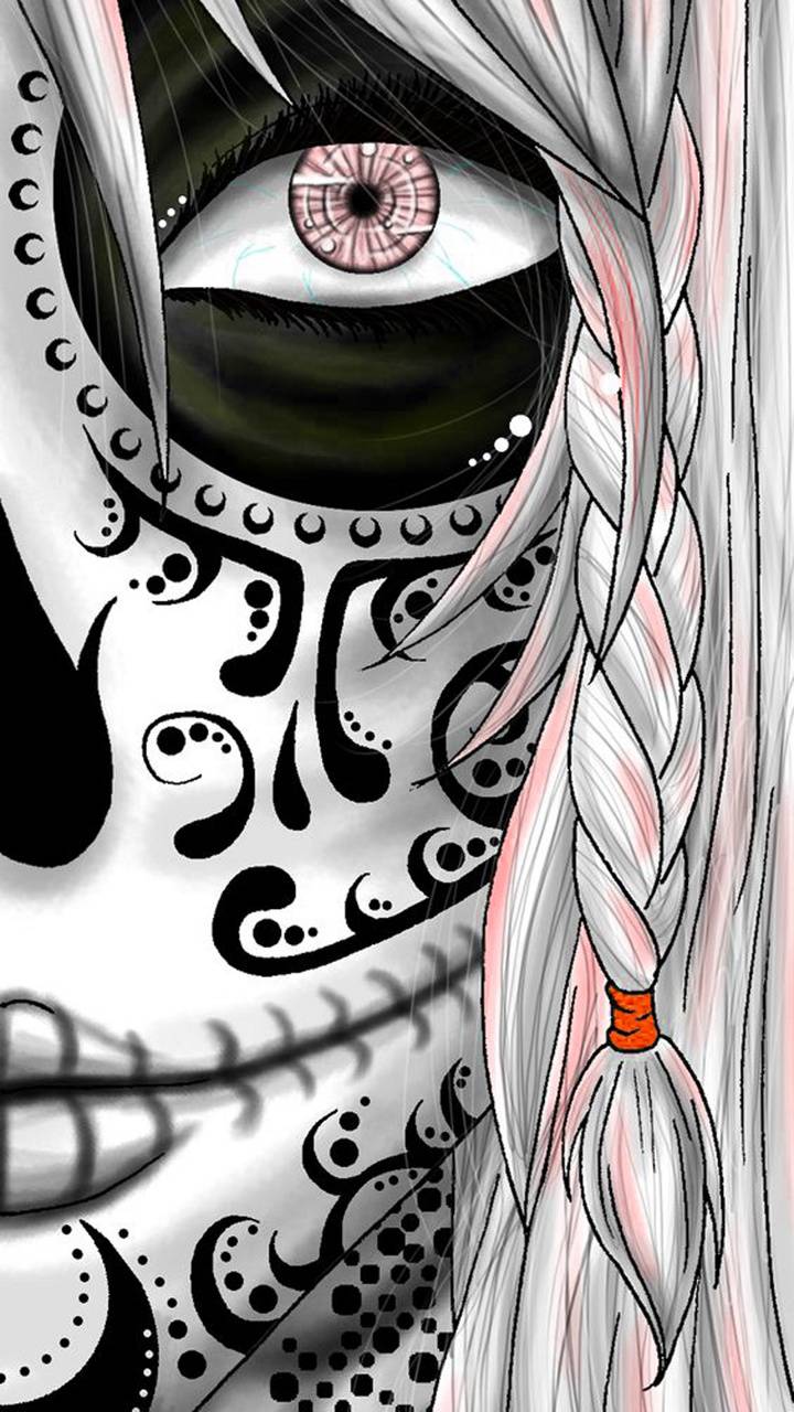 720x1280 Sugar skull queen wallpaper