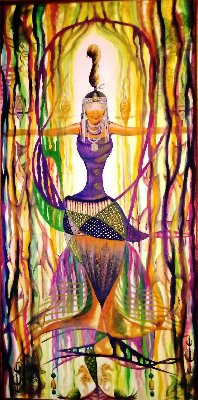 770x1551 Yoruba paintings. Saatchi Art Guatemala