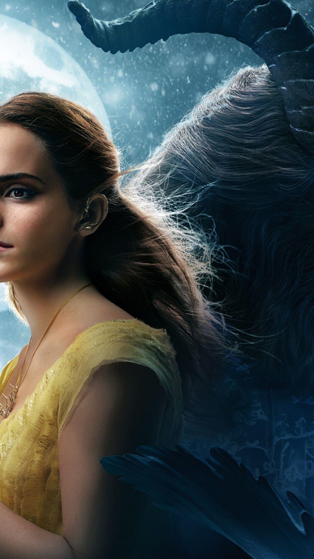 1080x1920 Beauty And The Beast, Dan Stevens, Emma Watson Emma Watson