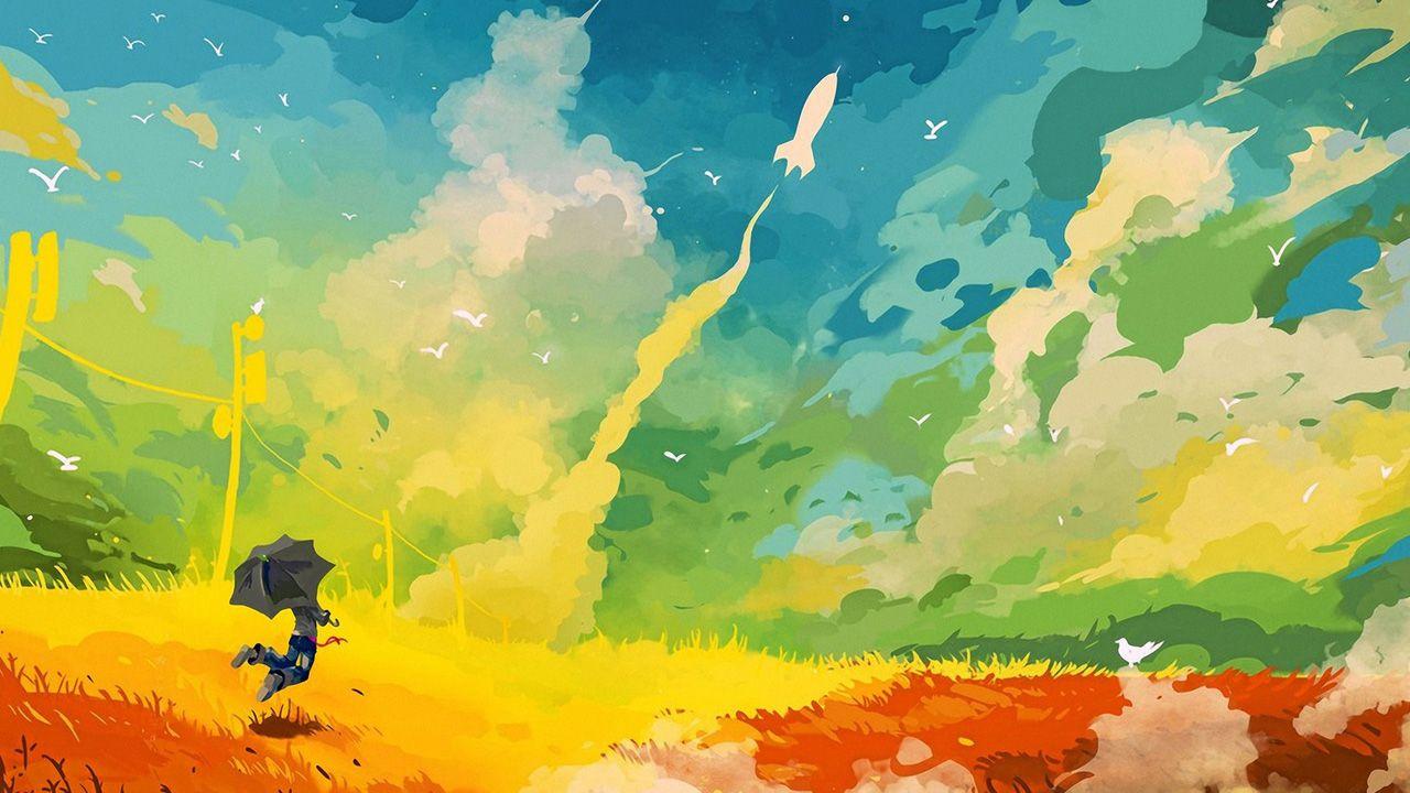 1280x720 Modern Art Wallpaper