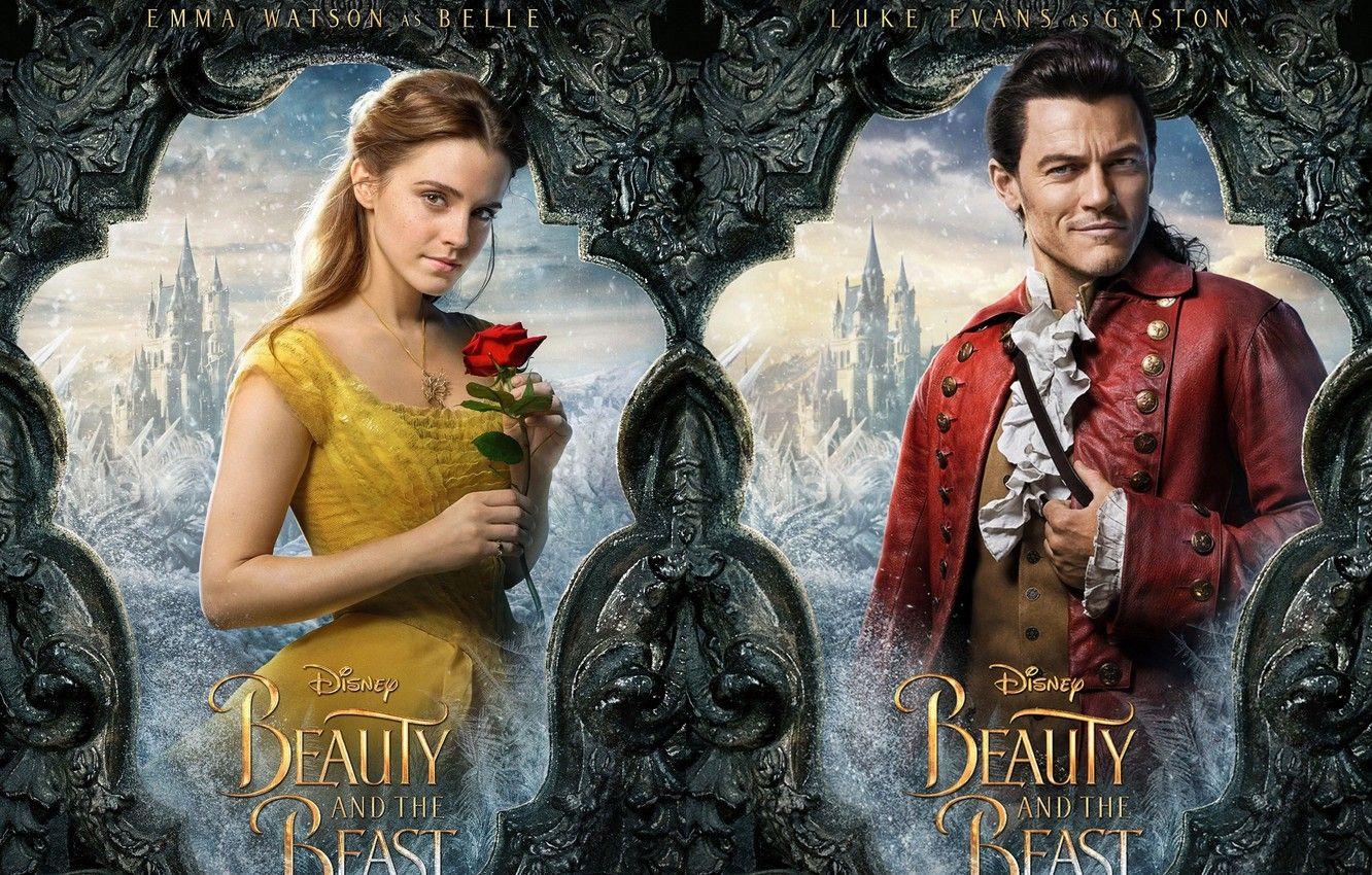 1332x850 Wallpaper cinema, rose, Disney, Emma Watson, movie, Walt Disney