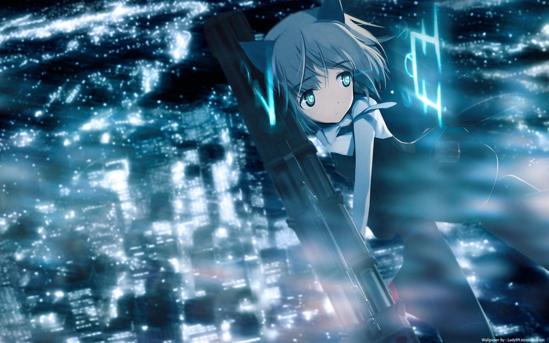 1920x1200 Strike Witches HD Wallpaper: Night Battle In Anime Style By Pure Poison89