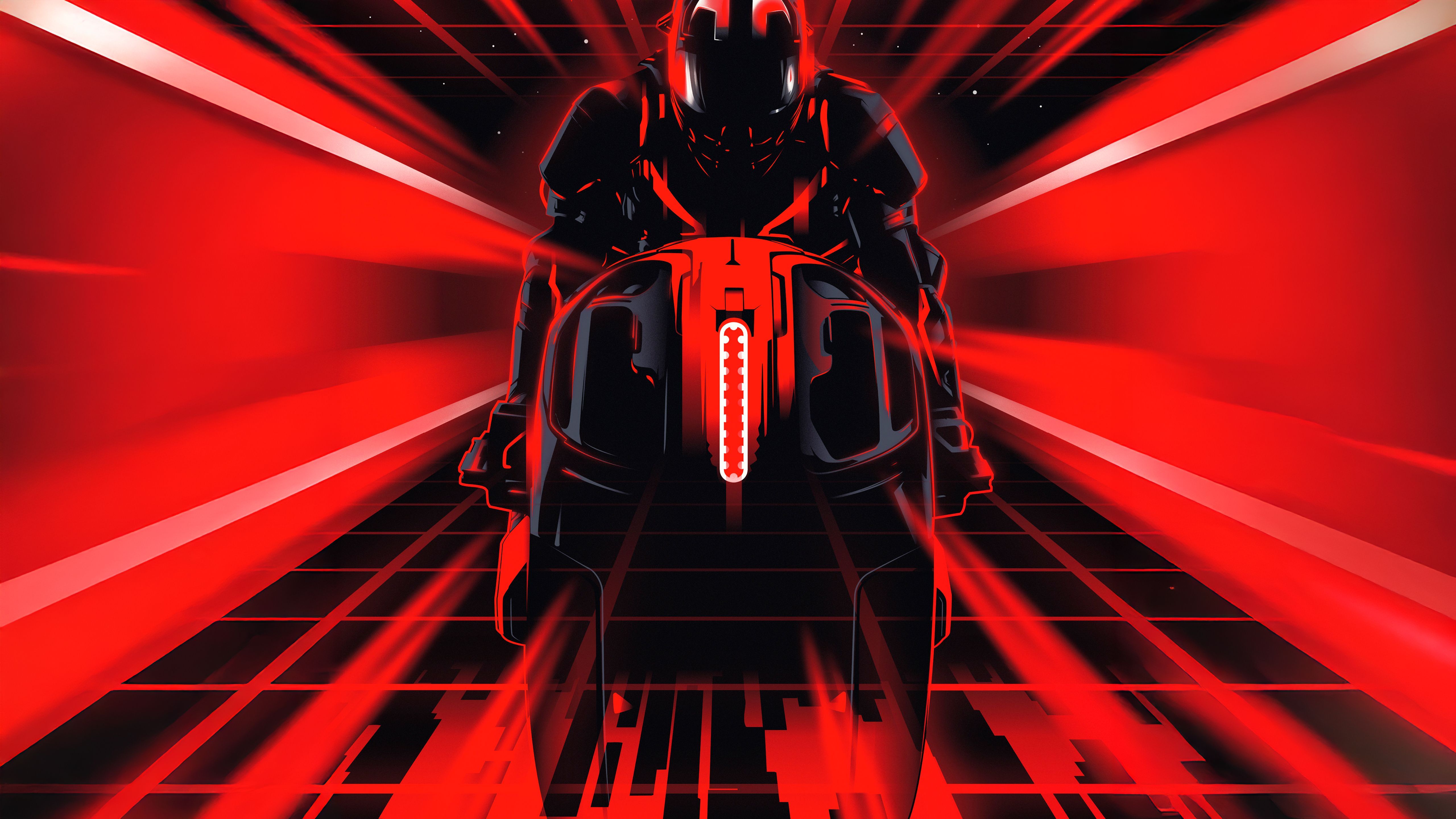 5120x2880 Tron: Ares Wallpaper 4K, Empire, Red aesthetic