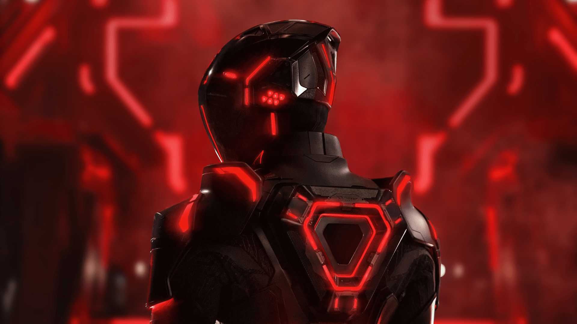 1920x1080 Tron: Ares First Look Image Reveals Villainous Red Suit and First Story Details