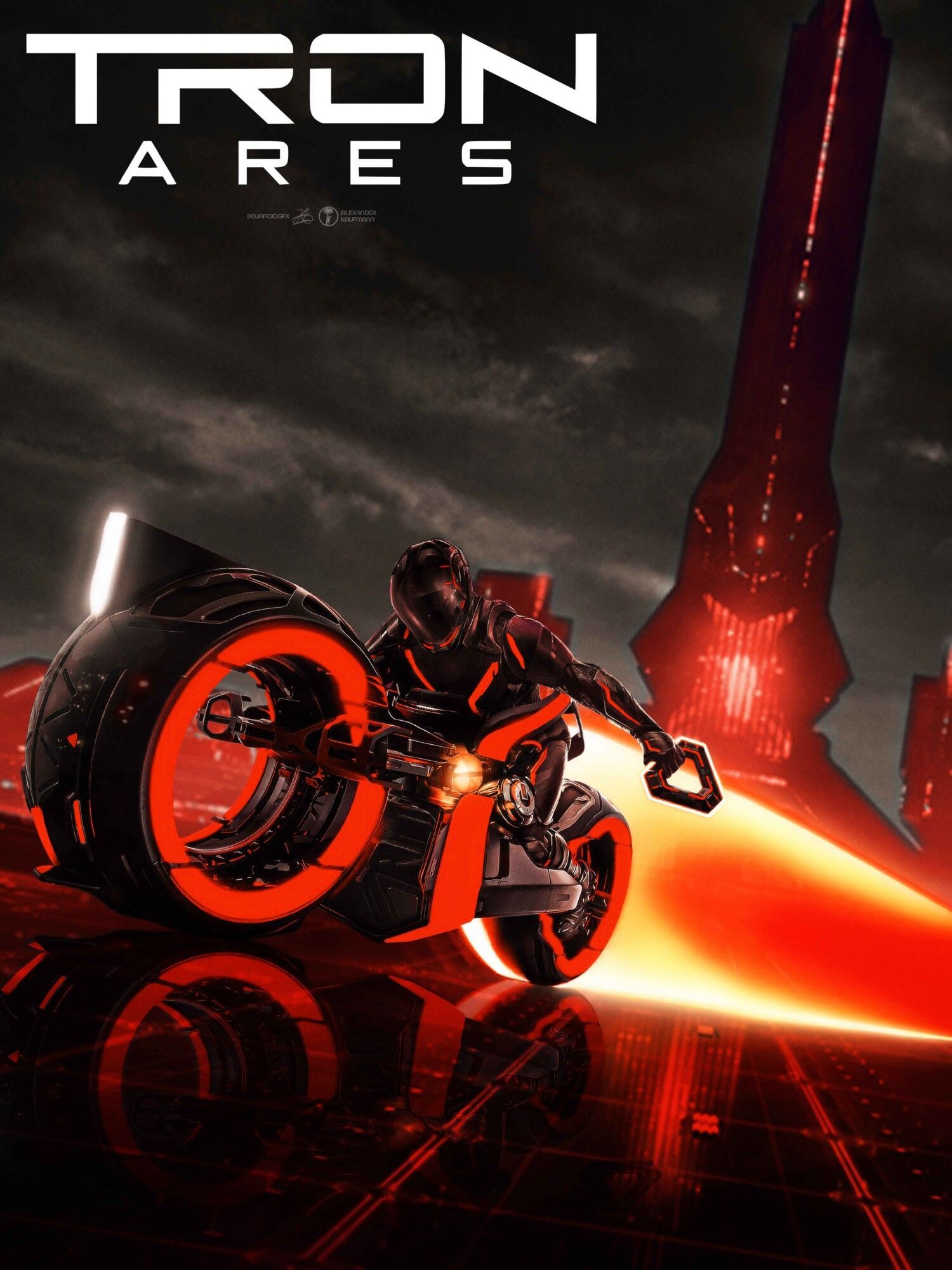 1500x2000 Tron: Ares. Poster By DjANOIDgfx