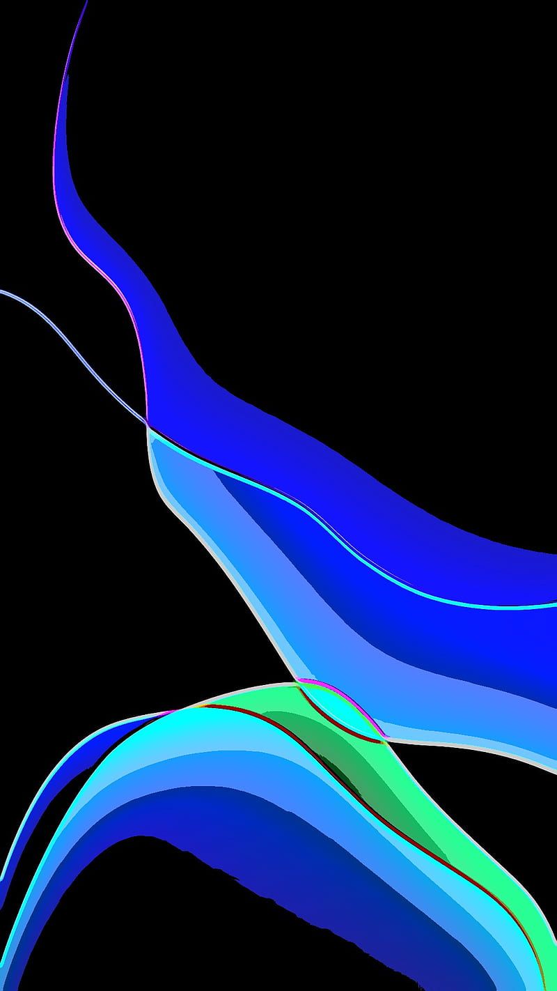 800x1422 IOS 13 Cartoon Ver, apple, black, blue, comic, dark, green, ios iphone, simple, HD phone wallpaper