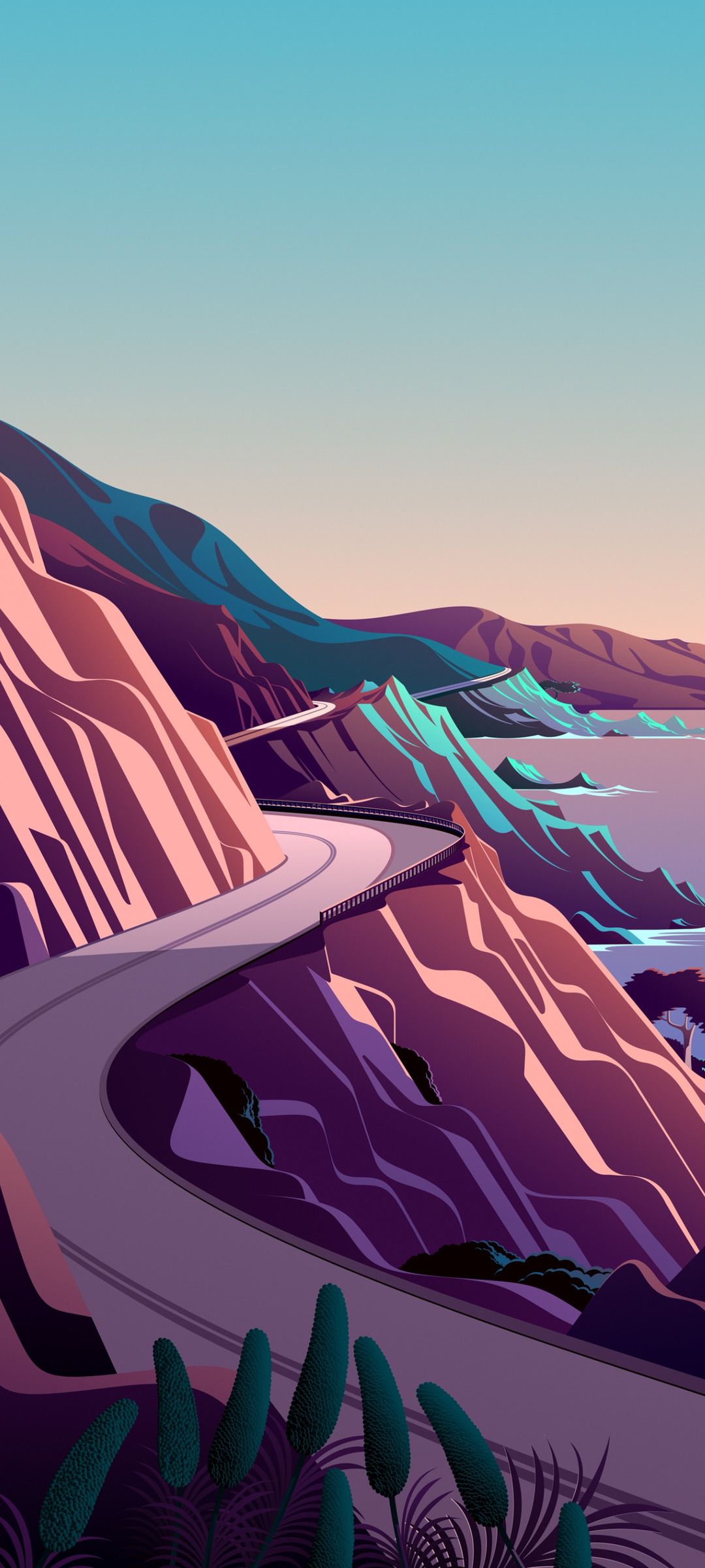 1080x2400 Wallpaper Ios, Apples, IOS IOS Slope, Background Free Image