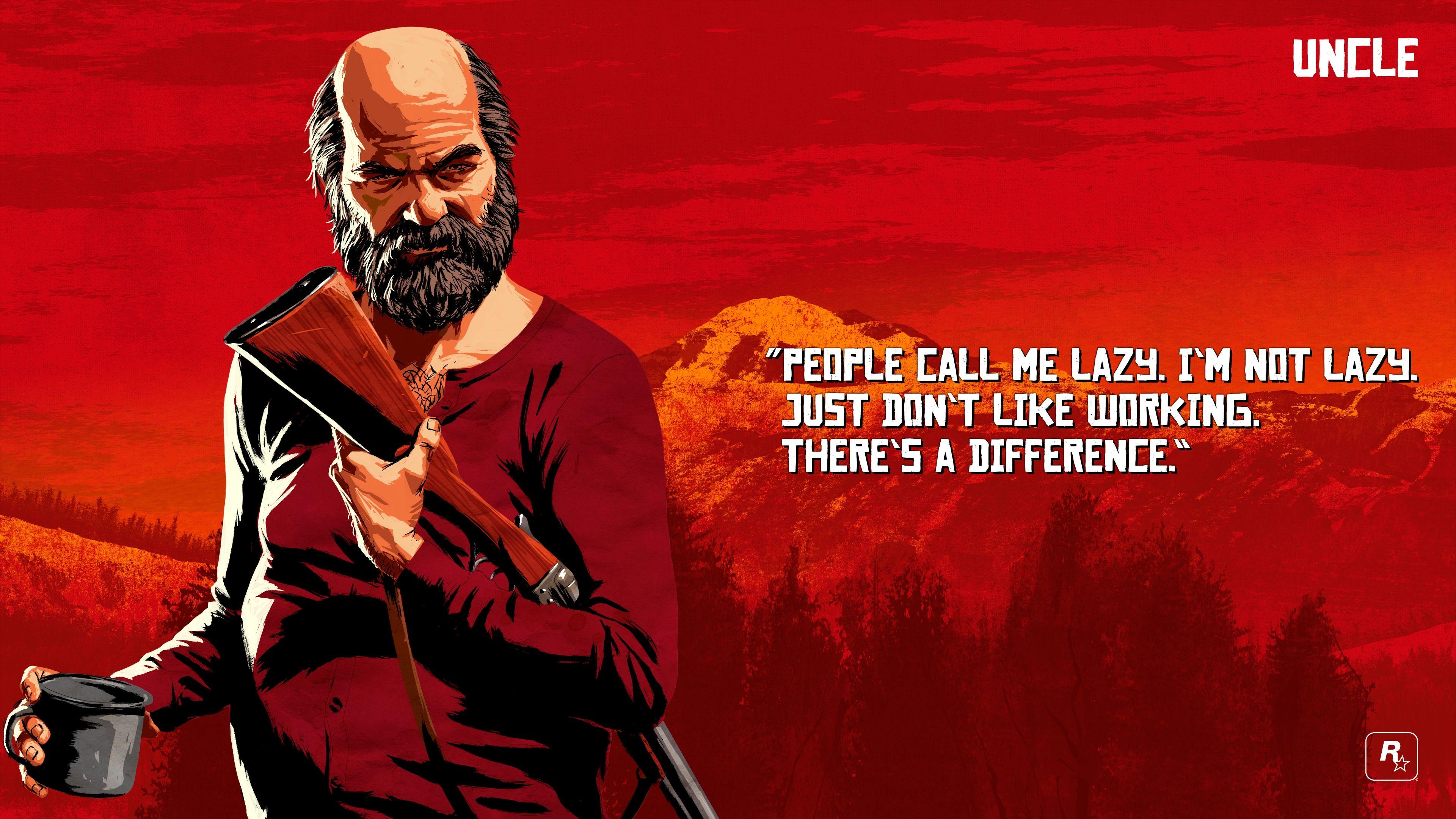 3840x2160 Download 3840x2160 Red Dead Redemption Uncle Wallpaper for UHD