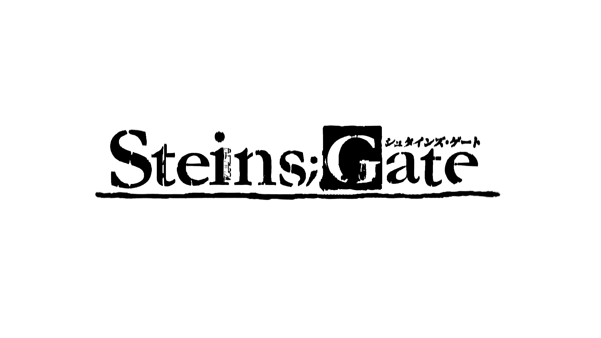 1920x1080 So I wanted a wallpaper of the Steins;Gate logo. There was none so I
