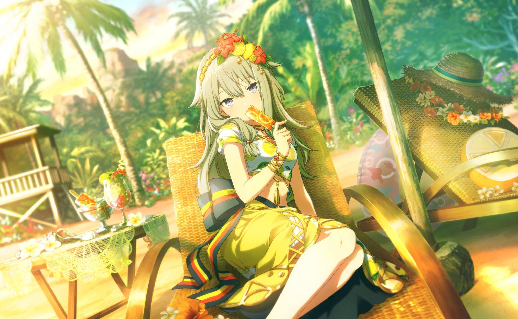 2048x1261 Project SEKAI ENG (Unofficial) On X: [Thank You Gifts For Playing Together] Gacha 4 Kusanagi Nene Type: Happy Max Stats: Performance Technique Stamina Max Skill: An Address
