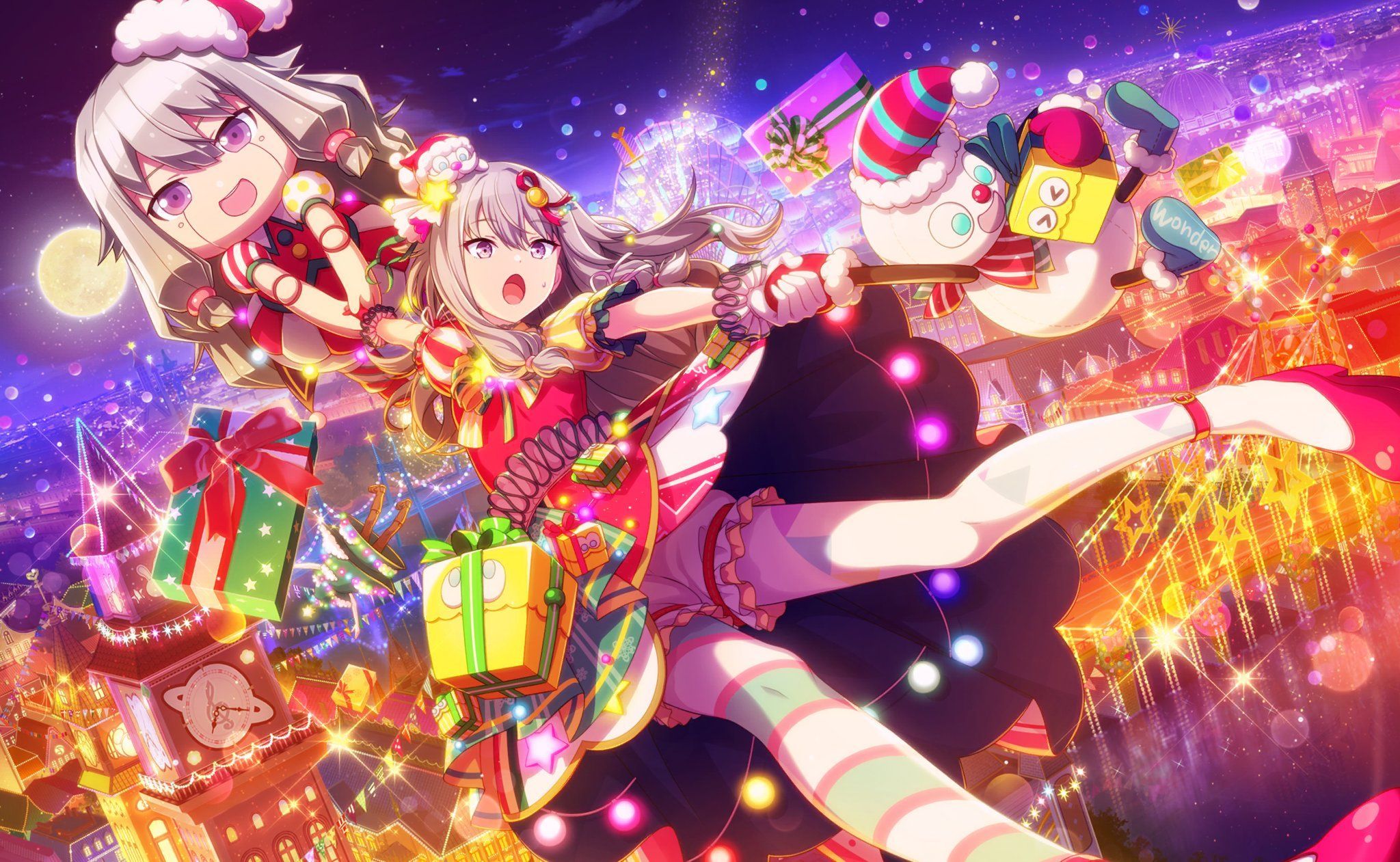 2048x1261 Project SEKAI ENG (Unofficial) on X: [Gifts from The Sky] Gacha 4 Kusanagi Nene Type: Cute Max Stats: Performance Technique Stamina Max Skill: Boisterous yet Fun