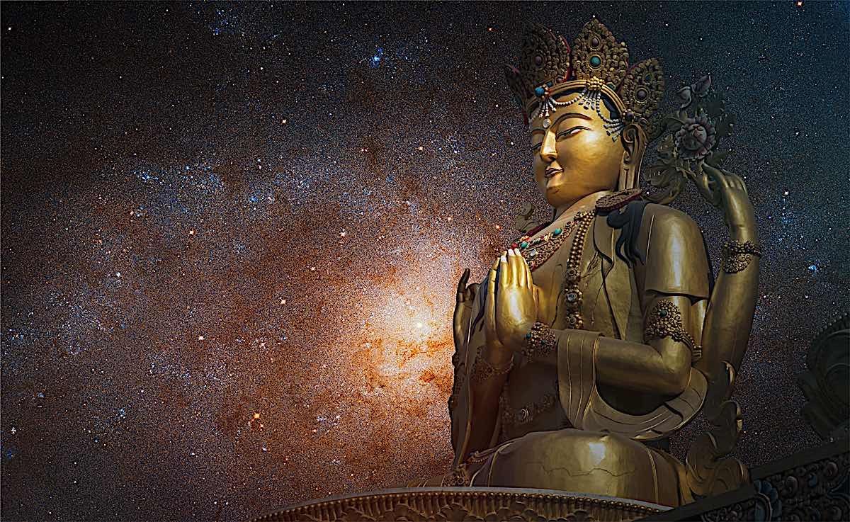 1200x737 Avalokiteshvara Chenrezig, the Buddha of the Three Worlds; bringing love and compassion to the path: Weekly: Buddhist Practices, Mindfulness, Meditation