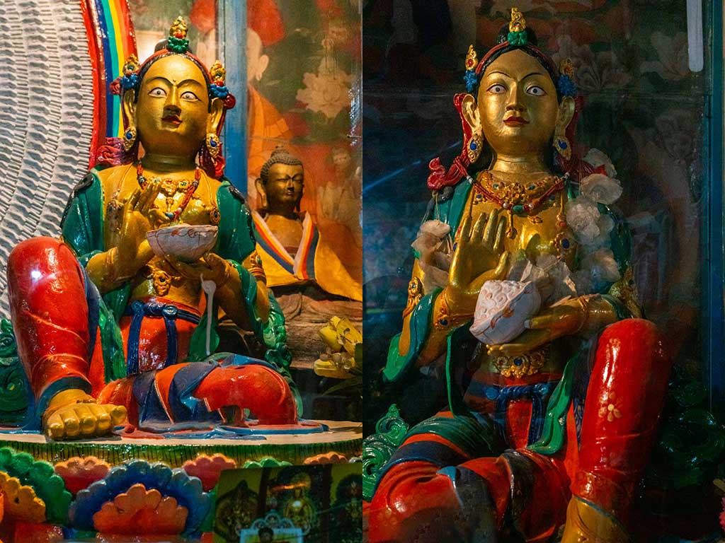 1024x768 Padmasambhava & Avalokiteshvara, Sani Monastery, Zanskar