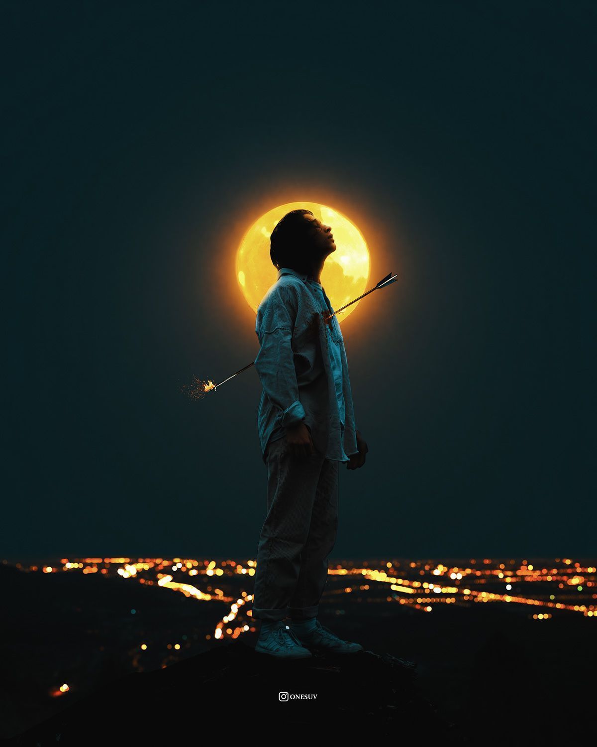 1200x1500 Alone boy wallpaper
