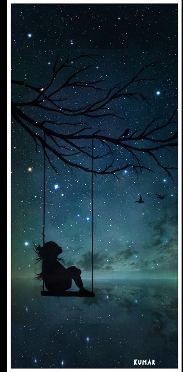 630x1280 Alone girl wallpaper