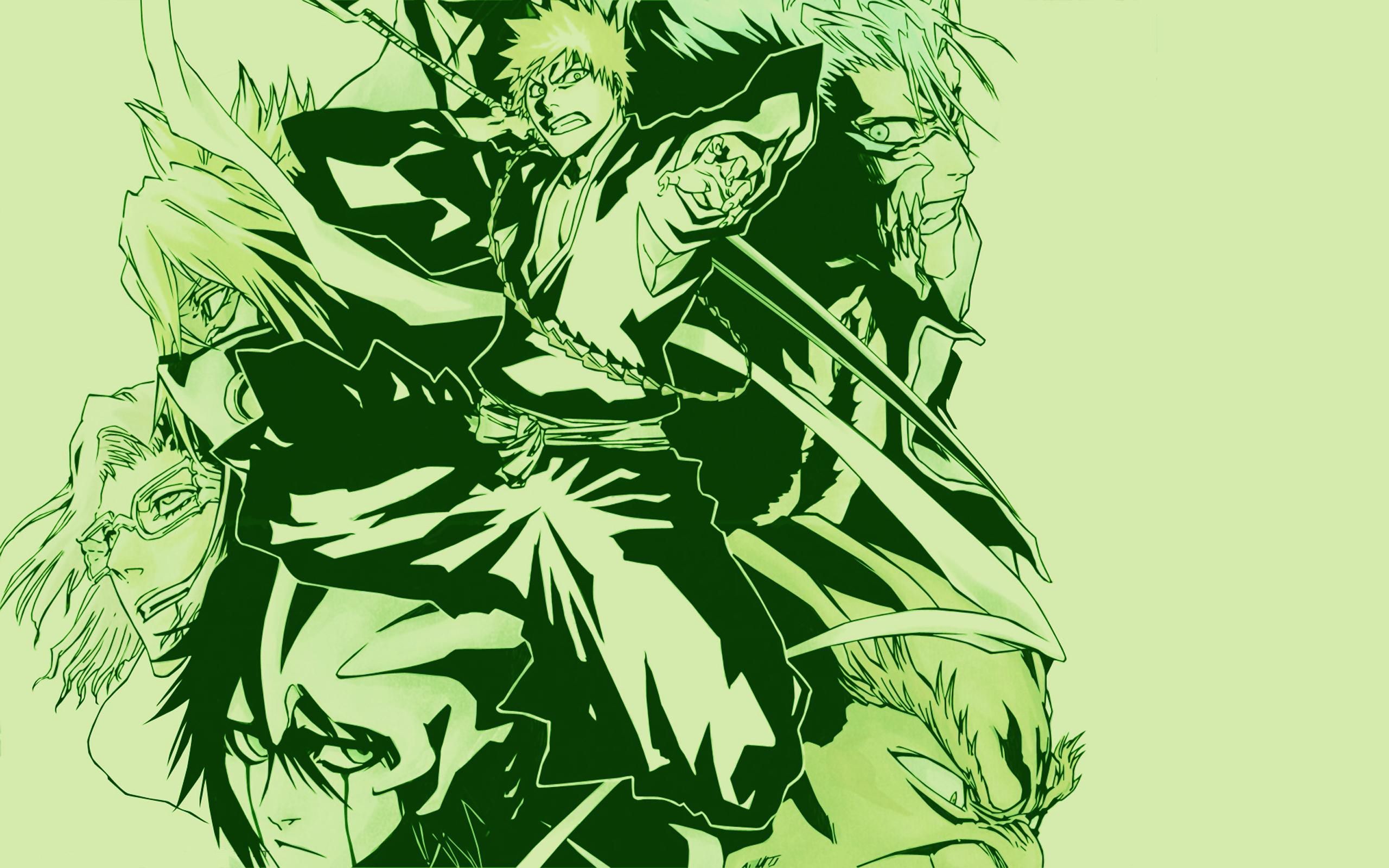 2560x1600 Anime 4k Green Wallpaper
