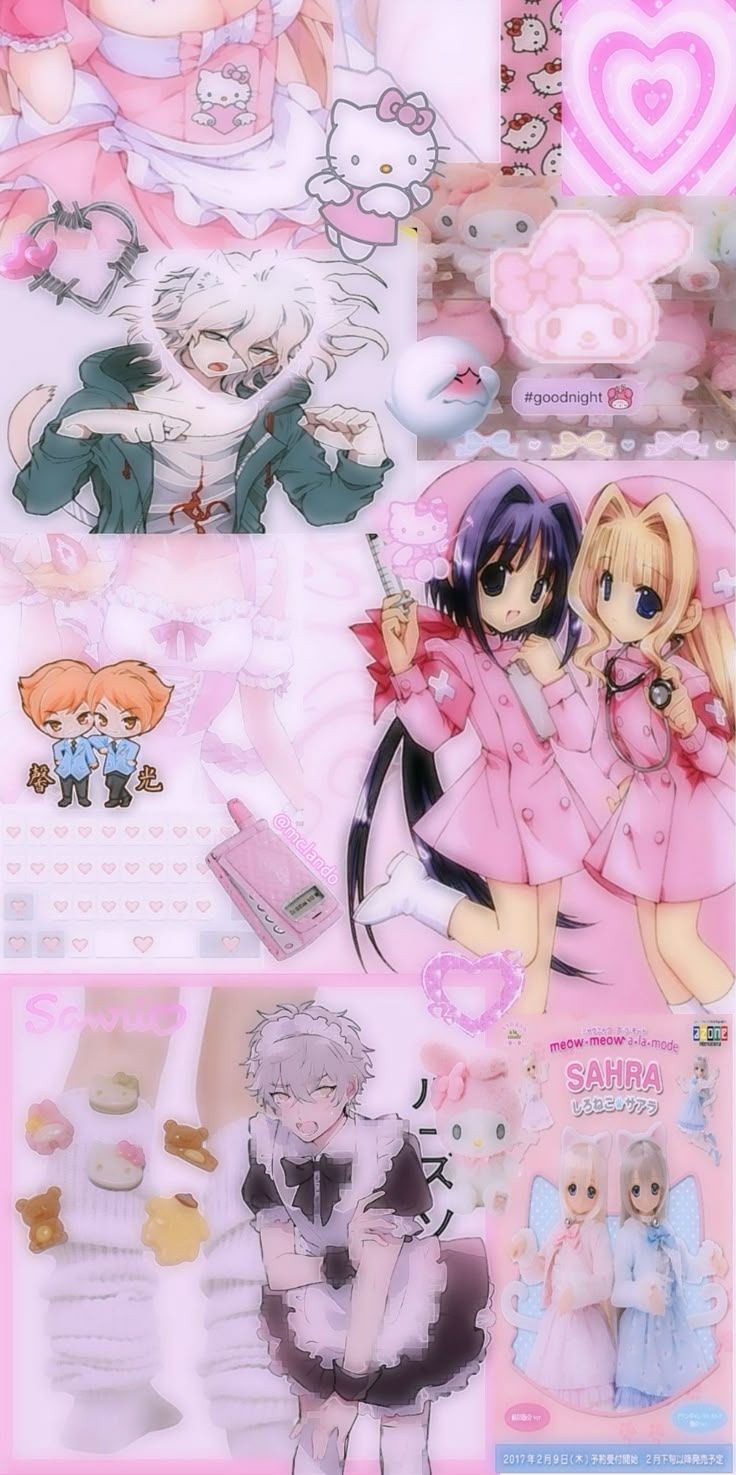 736x1475 Kawaiicore aesthetic wallpaper. Pink scenecore wallpaper, Kawaii core lockscreen, Kawaii anime
