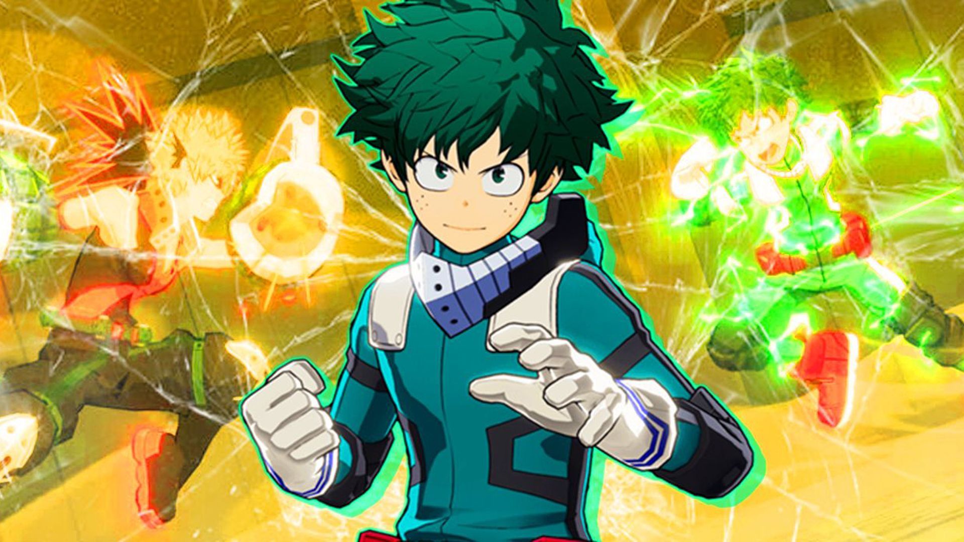 1920x1080 Dark Green Hair Deku Strongest Hero My Hero Academia HD Deku Wallpaper