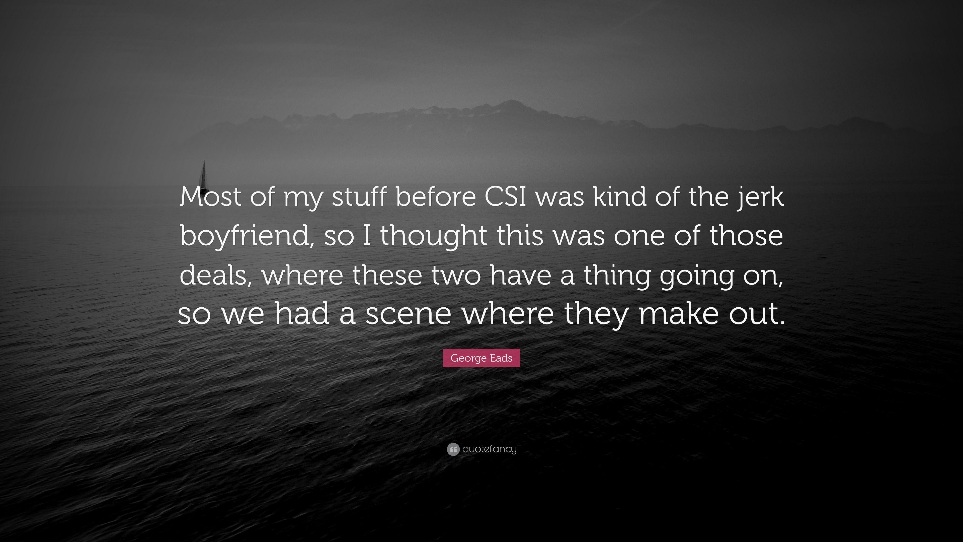 3840x2160 George Eads Quote: “Most of my stuff before CSI was kind of the jerk