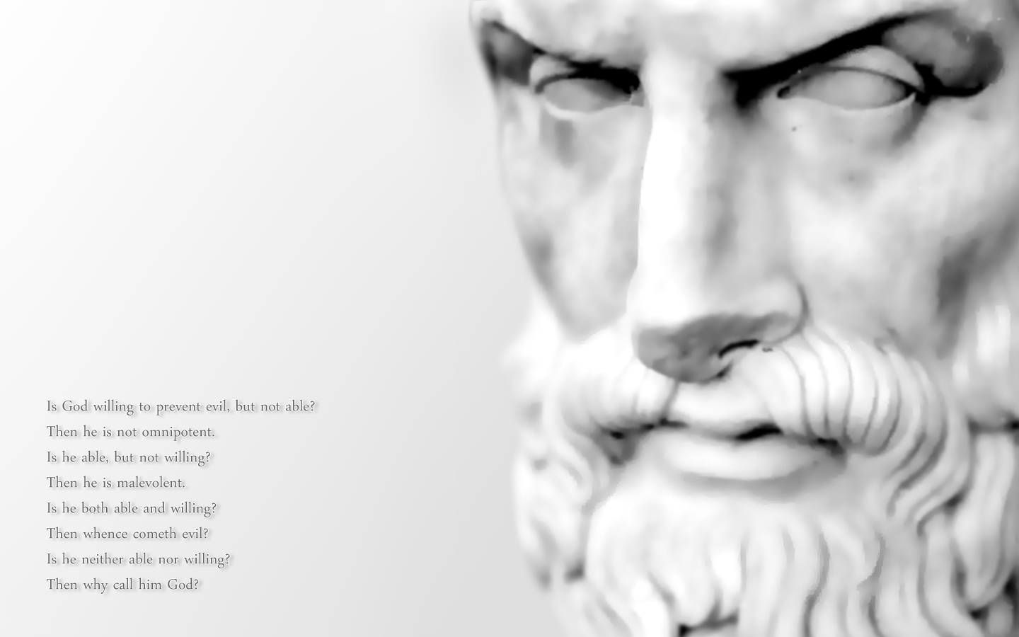 1440x900 Epicurus' Four Cures