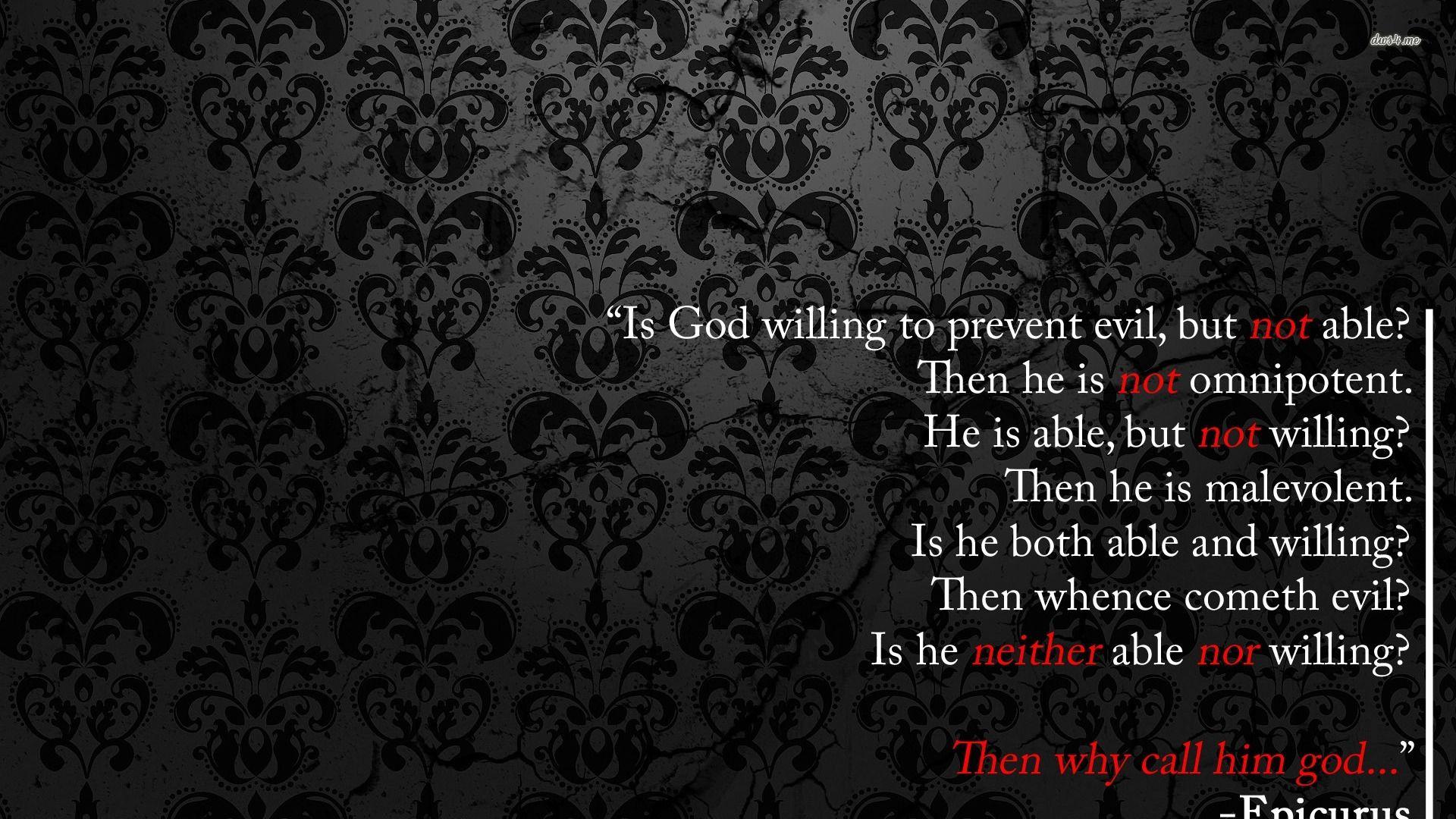 1920x1080 Epicurus quote wallpaper Art wallpaper