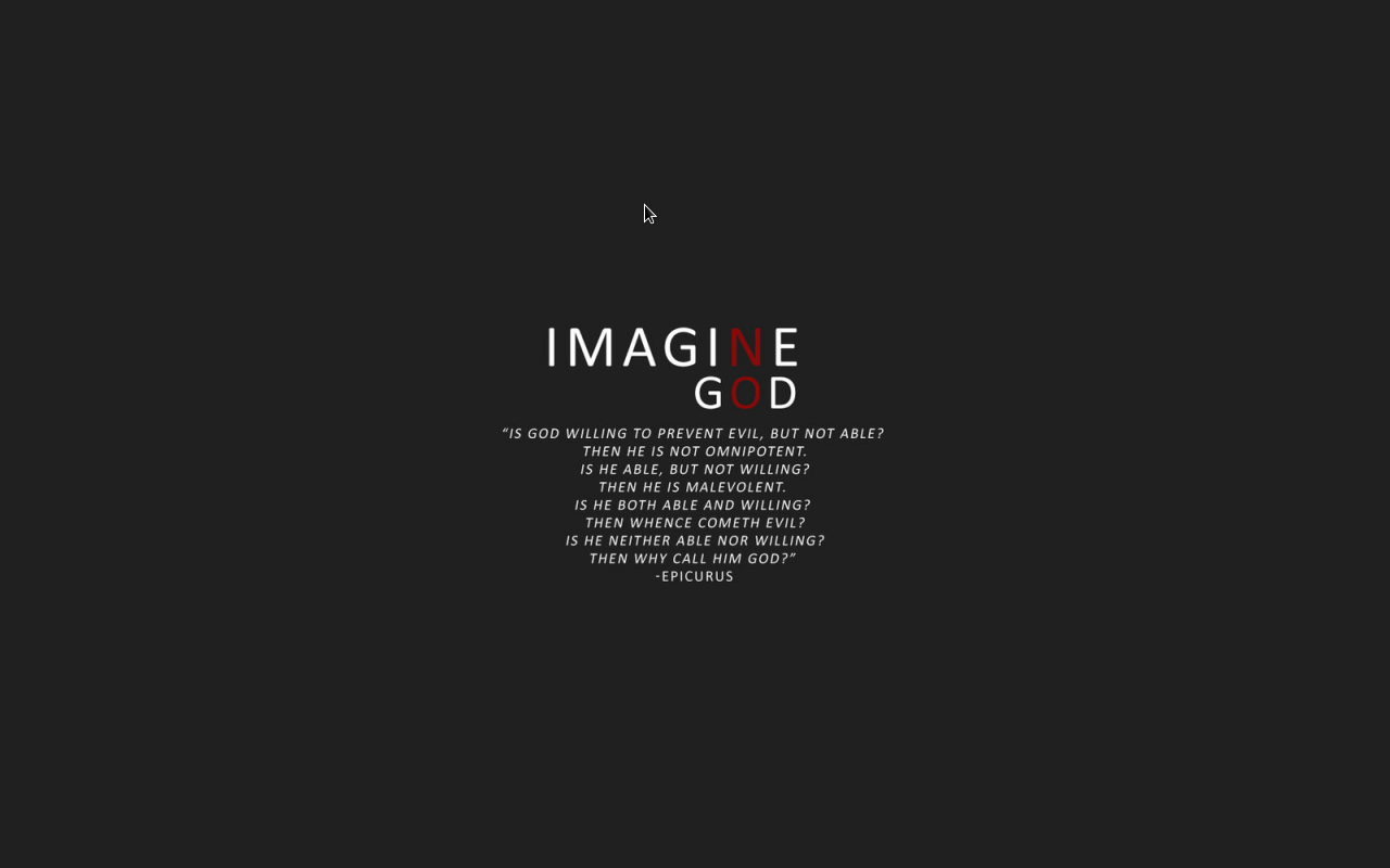 1280x800 Quotes Epicurus God Atheism Religion #quotes #wallpaper