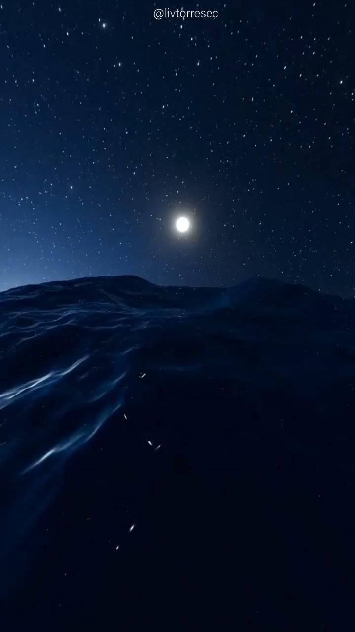 720x1280 LIVE WALLPAPER. MOON. NIGHT. STARS. BLUE. TIKTOK. Night sky photography, iPhone wallpaper night sky, Beautiful moon picture