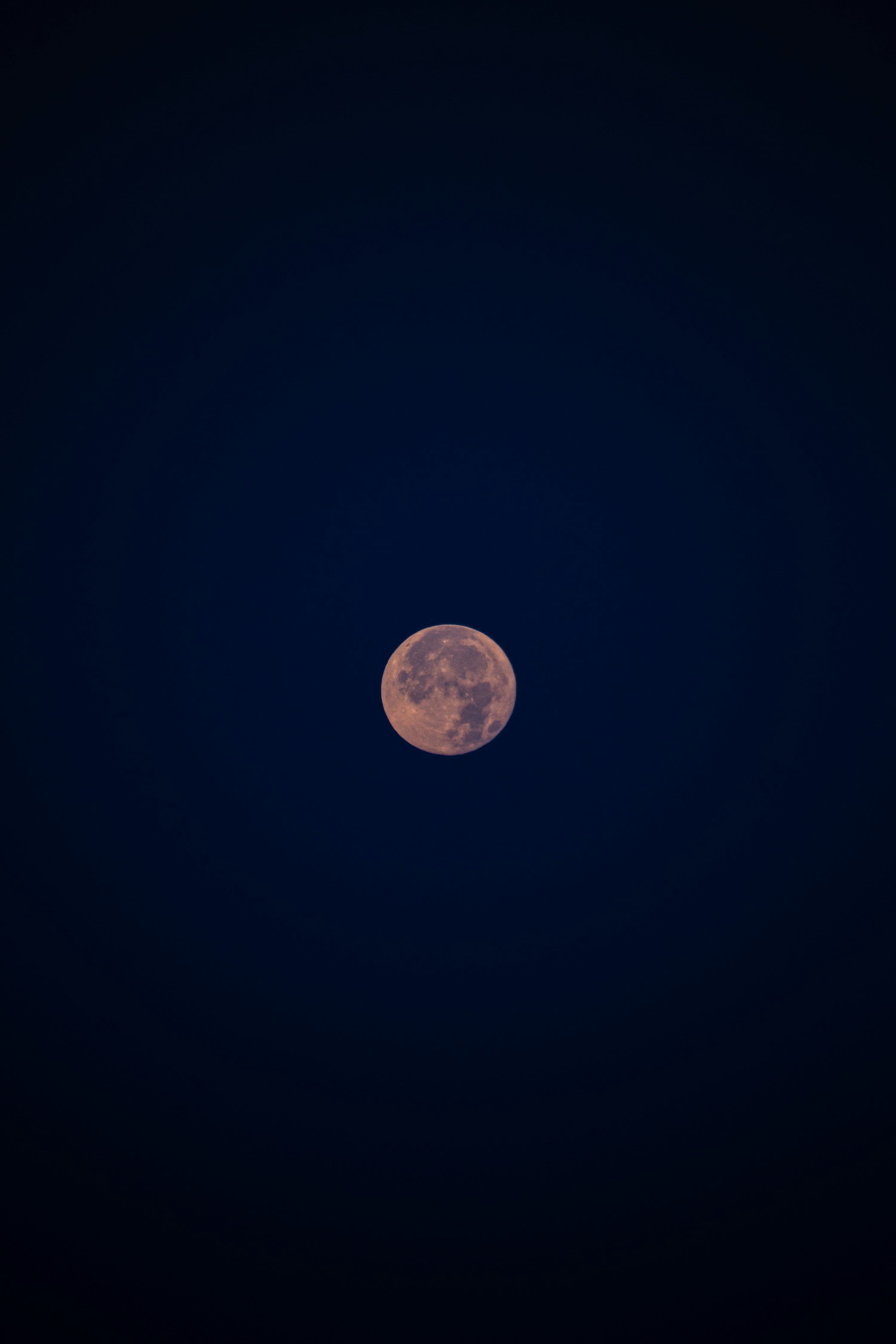 3000x4500 A full moon is seen in the dark sky photo