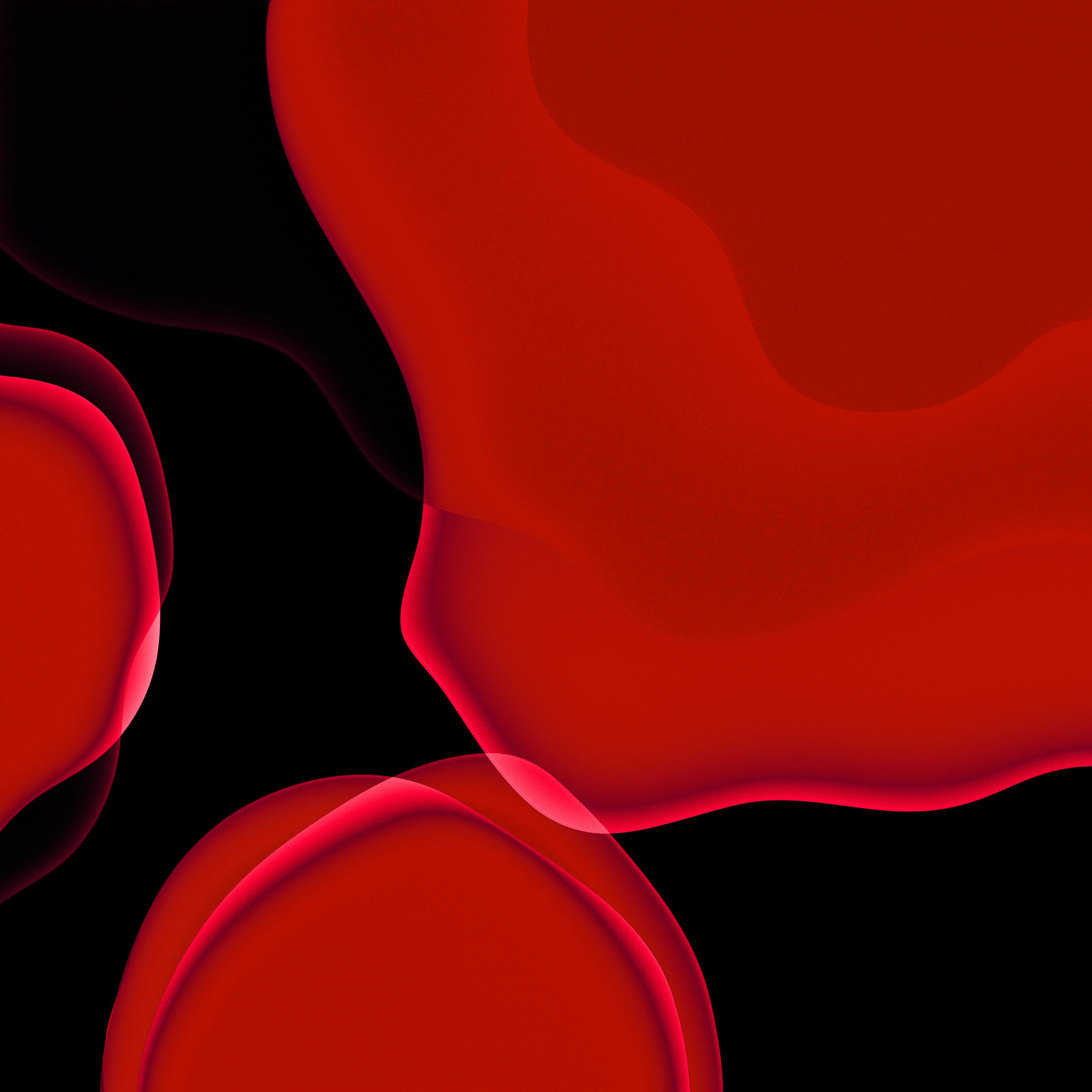 3208x3208 I recolored the iOS 13 background in red